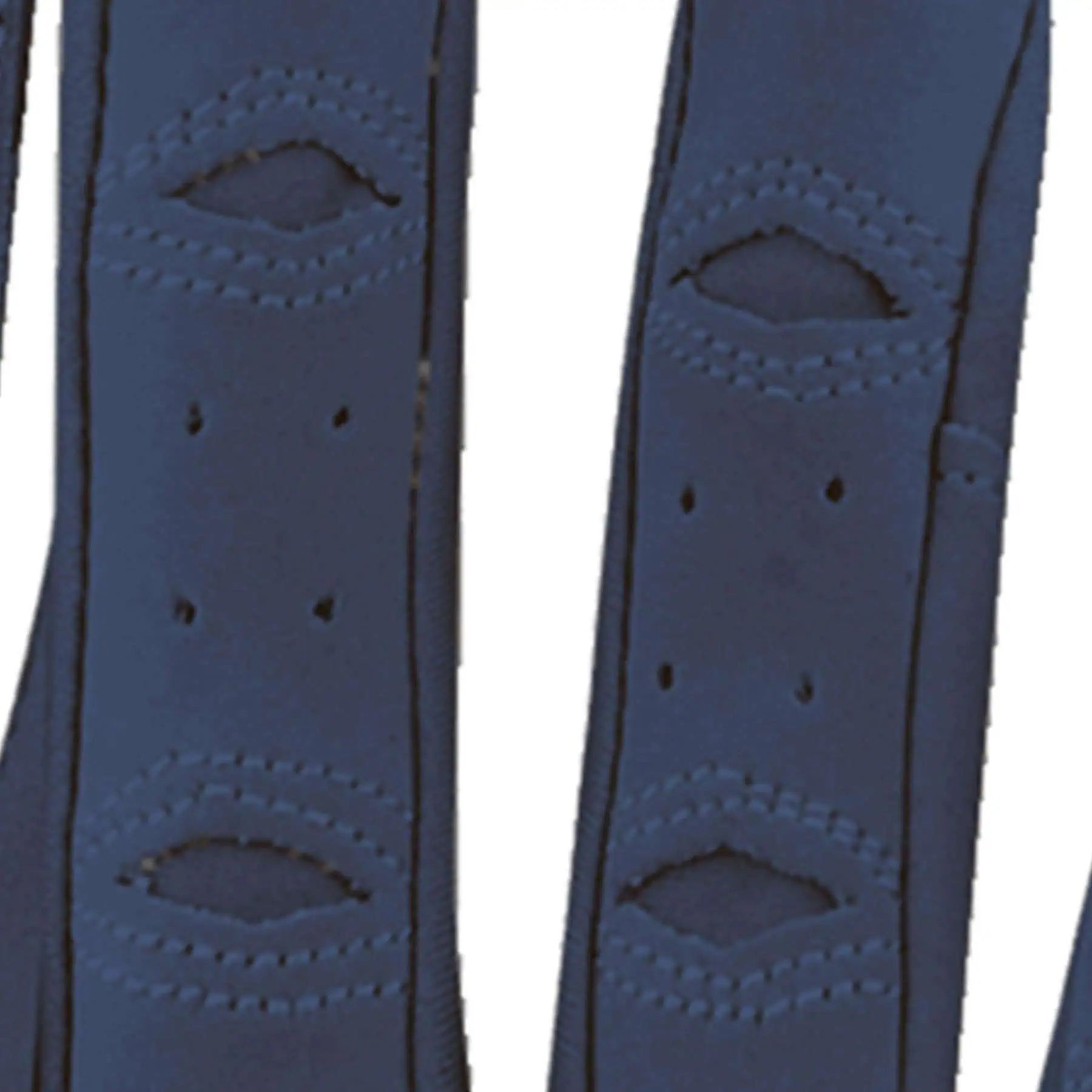 Gant d'équitation ELT Der Vielseitige, aspect daim, scratch, bleu, L
