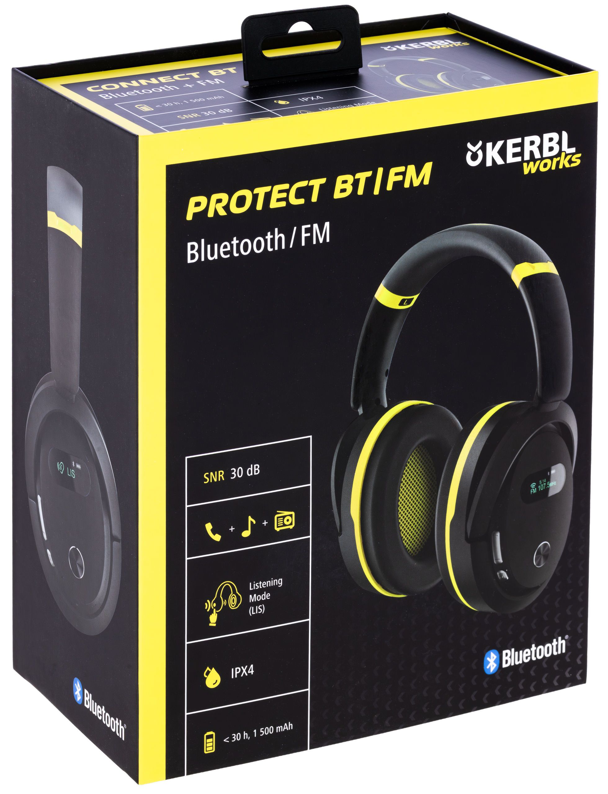 headphones, over-ear, bluetooth, gaming, black-yellow