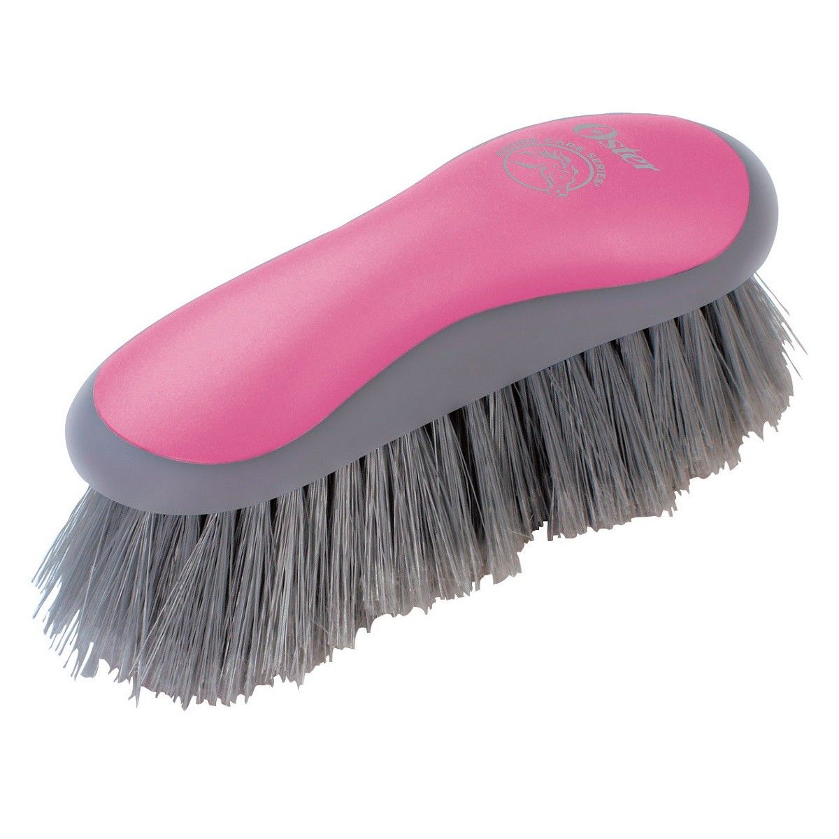 Oster Série de soins aux équidés Brosse de nettoyage grossier Rose