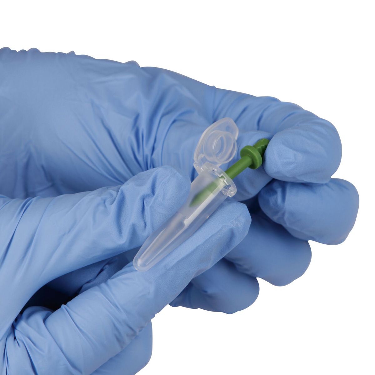 20x Kerbl Tiges à trayons en silicone, biocompatibles, souples et stériles, en utilisation, dans la main