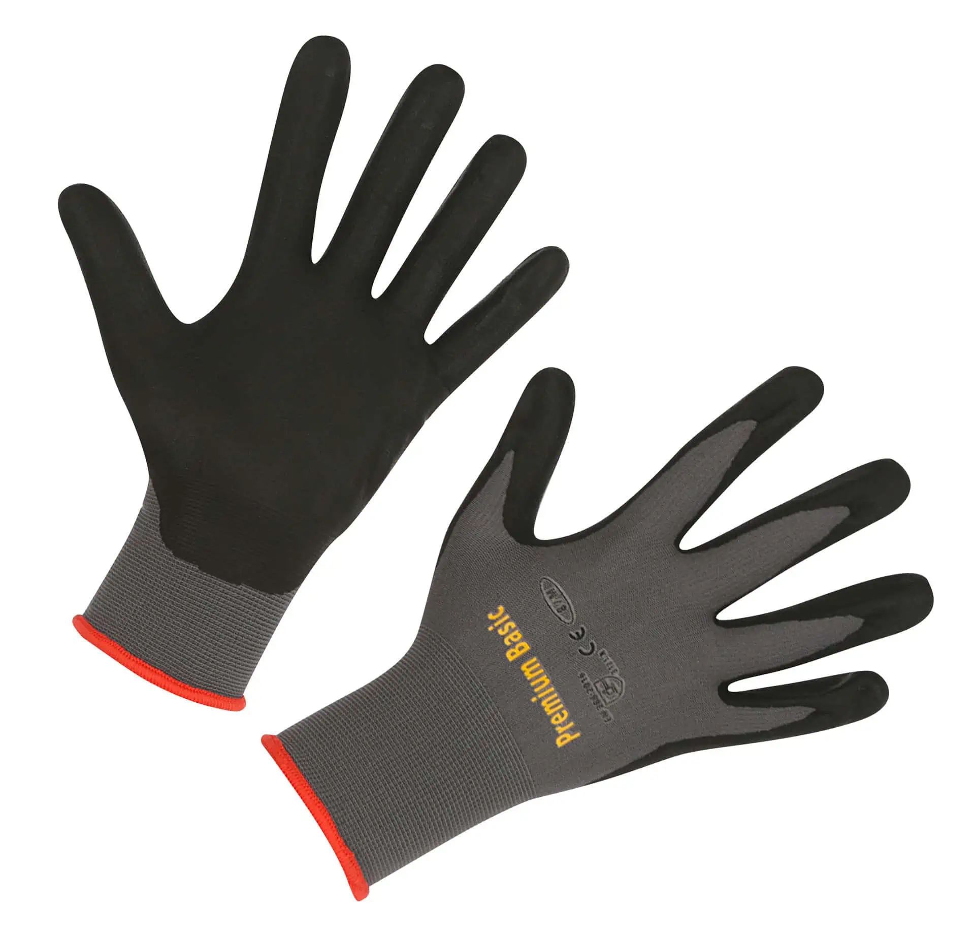 Kerbl Premium Basic munkakesztyű, nitrilhab, olaj- és vízlepergető