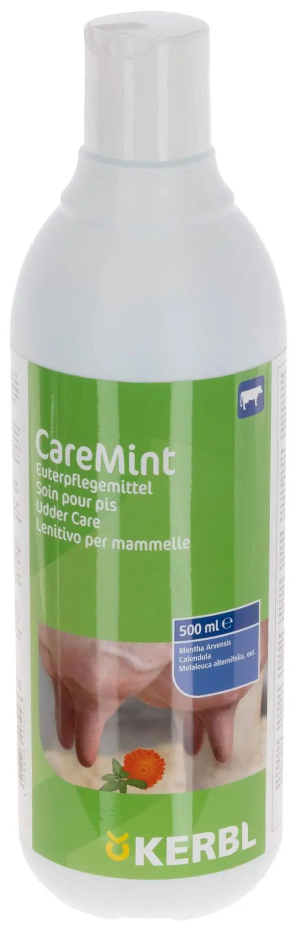 Kerbl CareMINT Produit de Soin pour Trayons à l'Huile de Menthe 500 ml