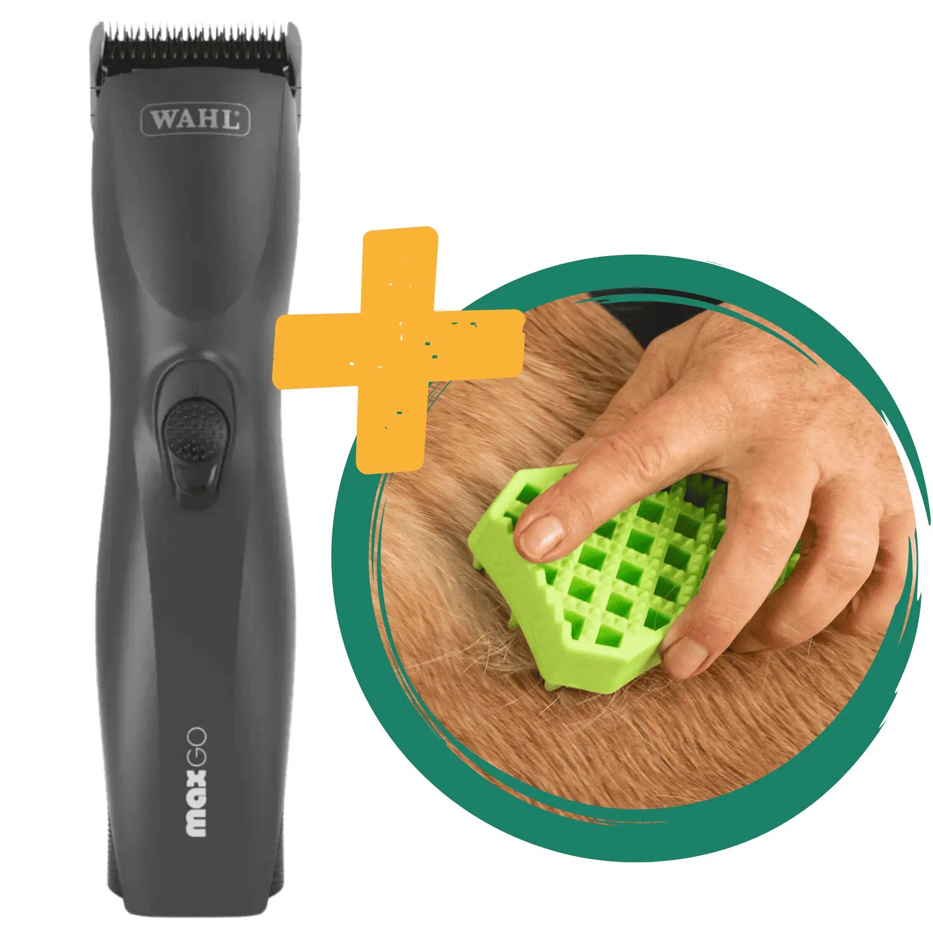 Tondeuse Wahl MaxGo + brosse en caoutchouc Sheddy gratuite