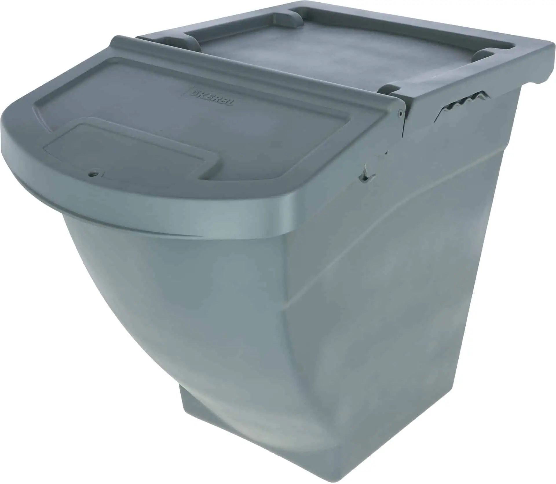 Stackable feed box with lid 60L