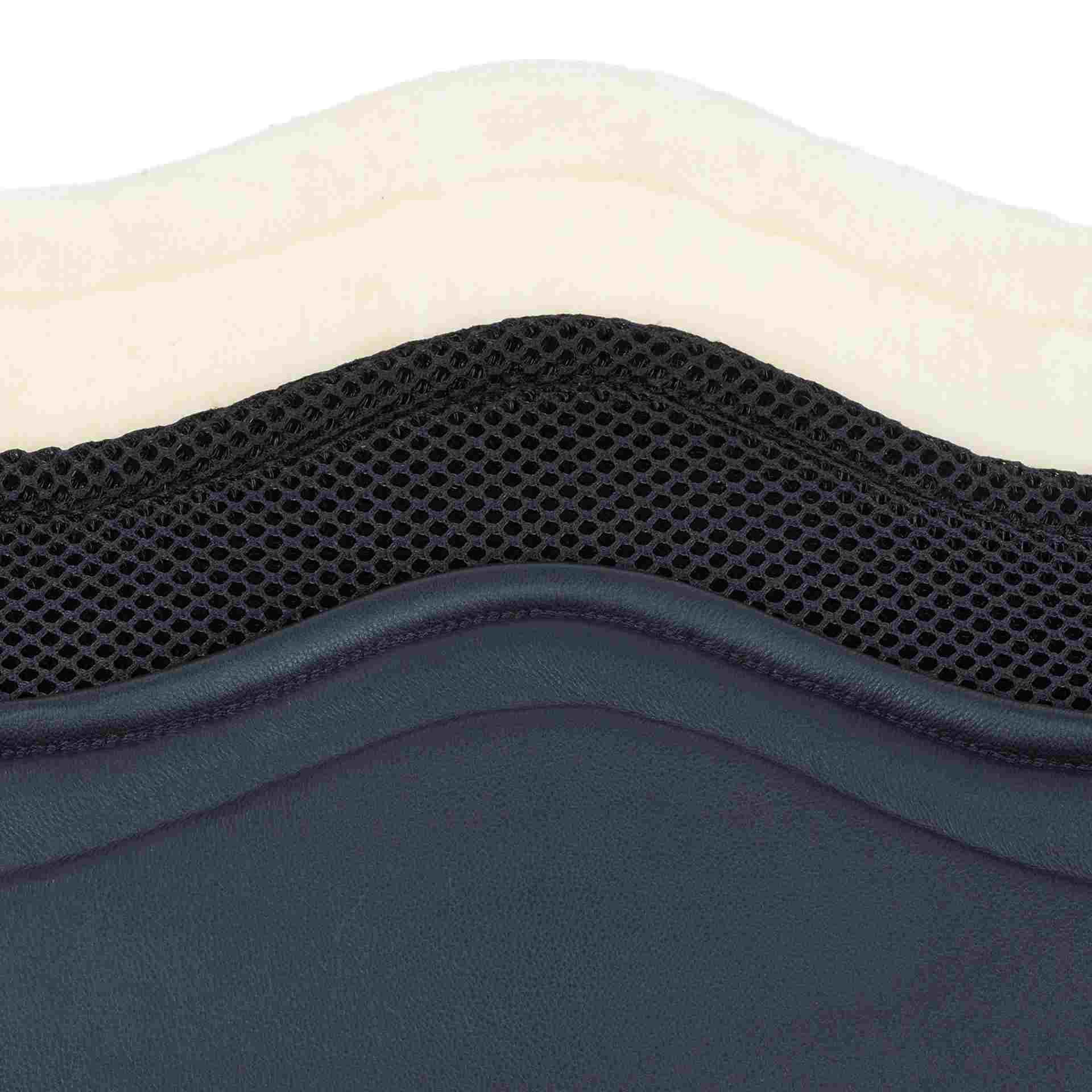 BUSSE Sattelgurt TAKE-OFF LINE LG, anatomischer Langgurt mit Wechselpadding, Detailansicht, Material