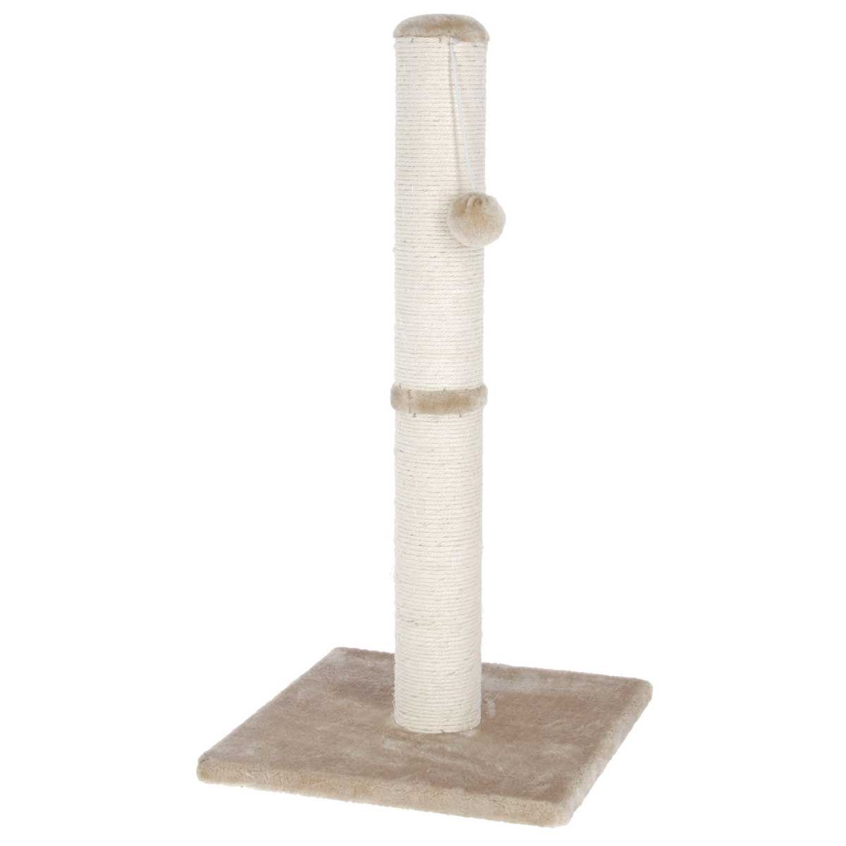 Kerbl Cat Scratching Post OPAL MAXI Beige, 78 cm with Play Ball
