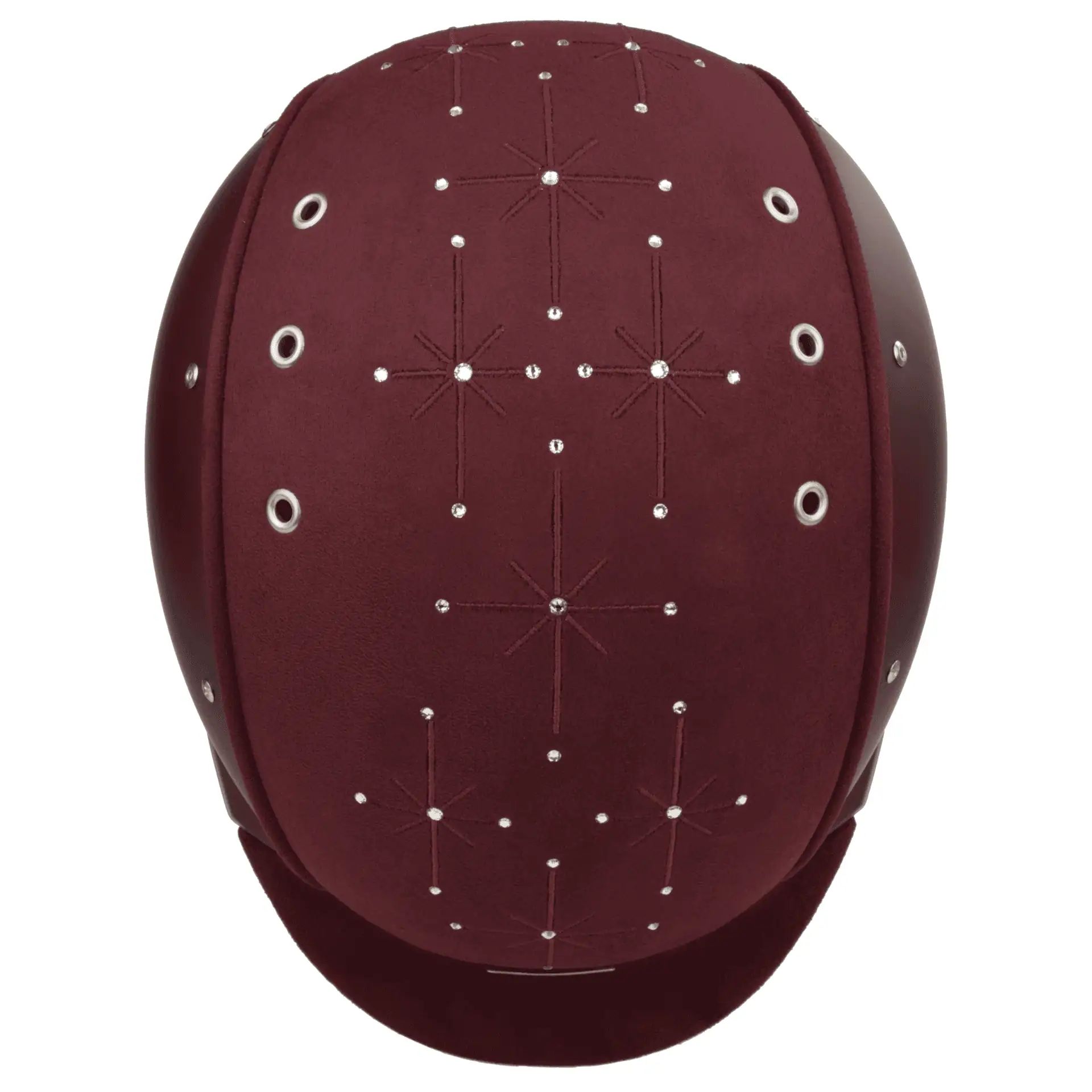 Casco Riding Helmet APART Iconic, Patent Leather & Velour, top view
