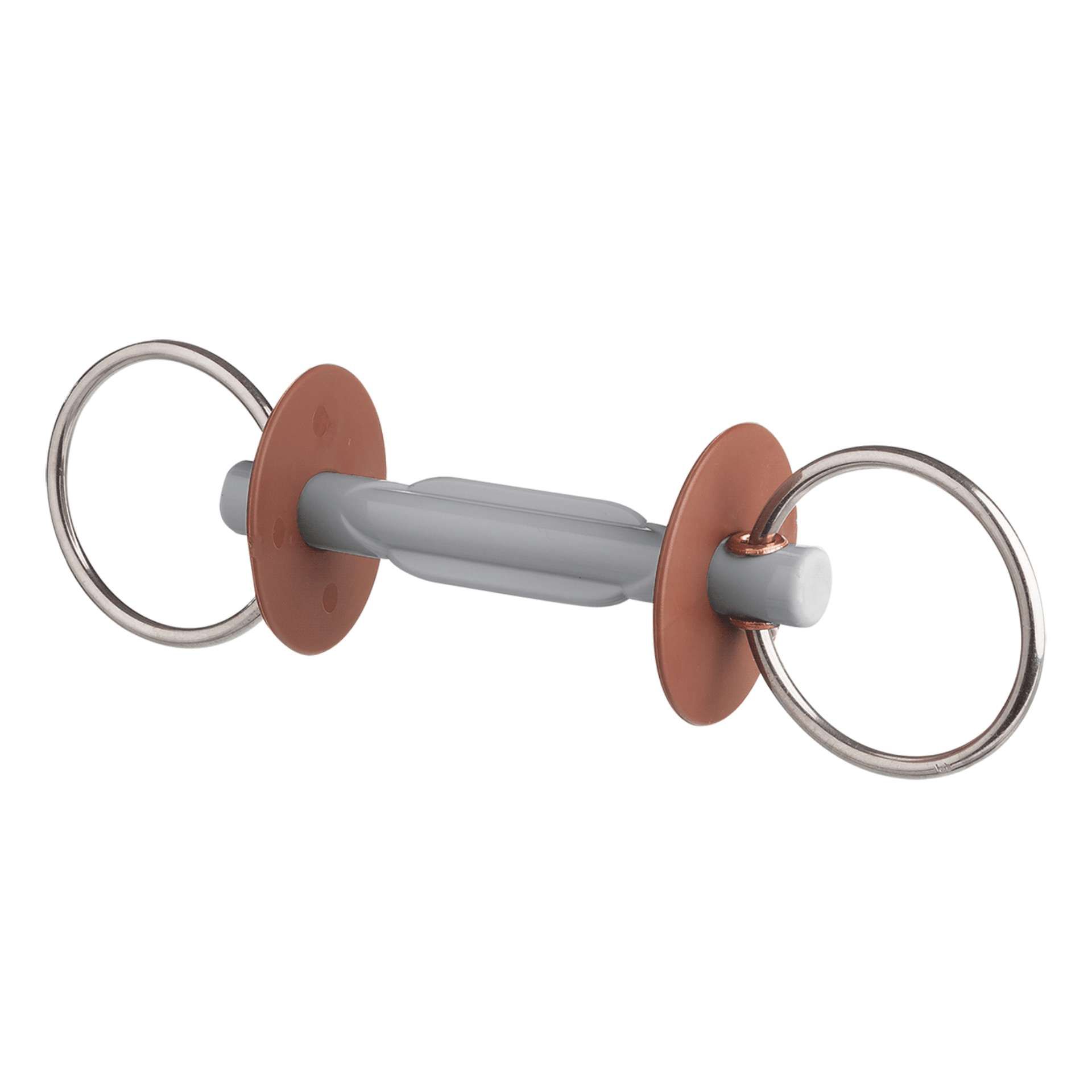 beris Loose Ring Snaffle with Butterfly Bar, Ring 7.5cm