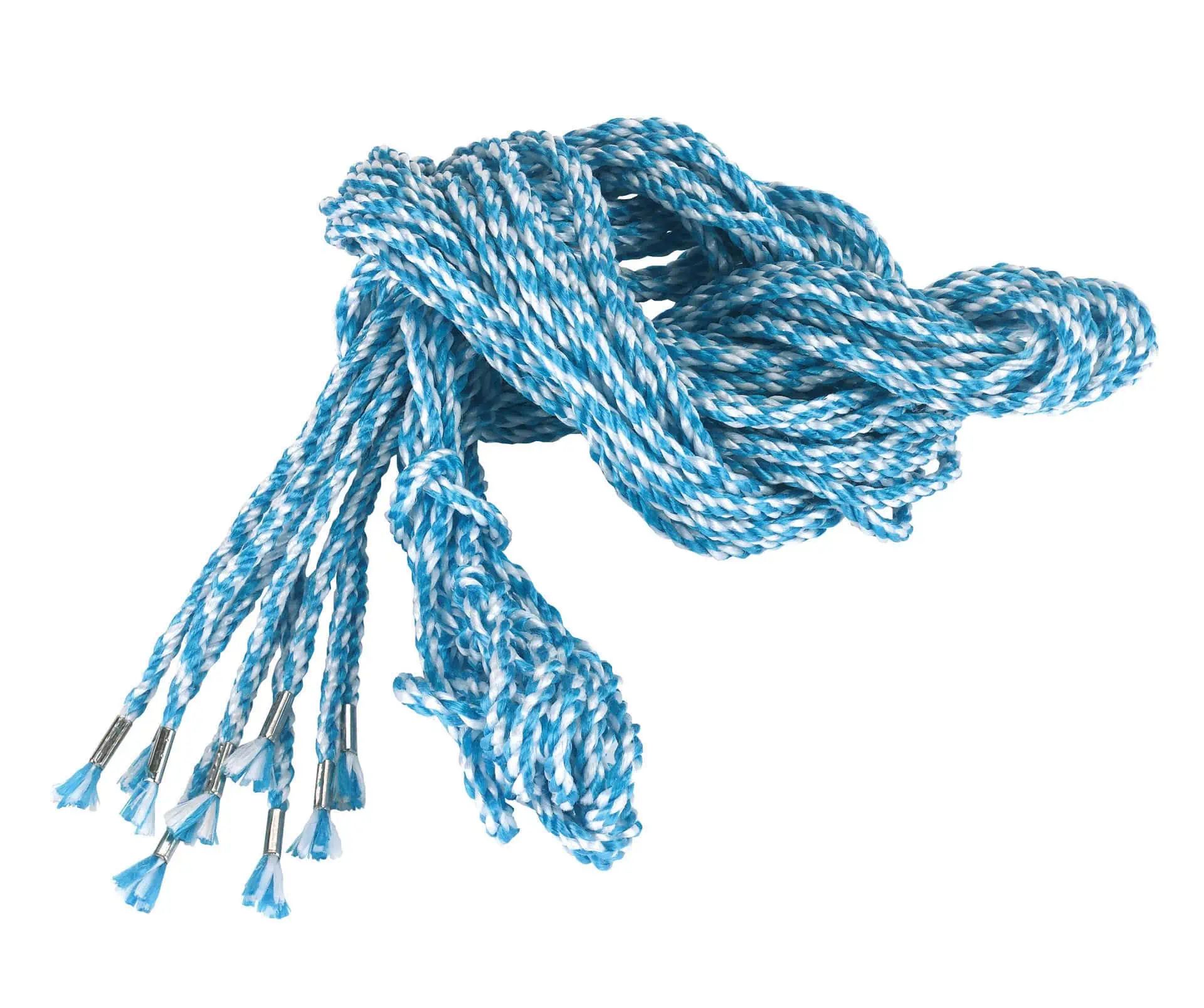 Kerbl Scaffold Rope Blue-White 2.5 m x 8 mm, Pack of 10, what's included