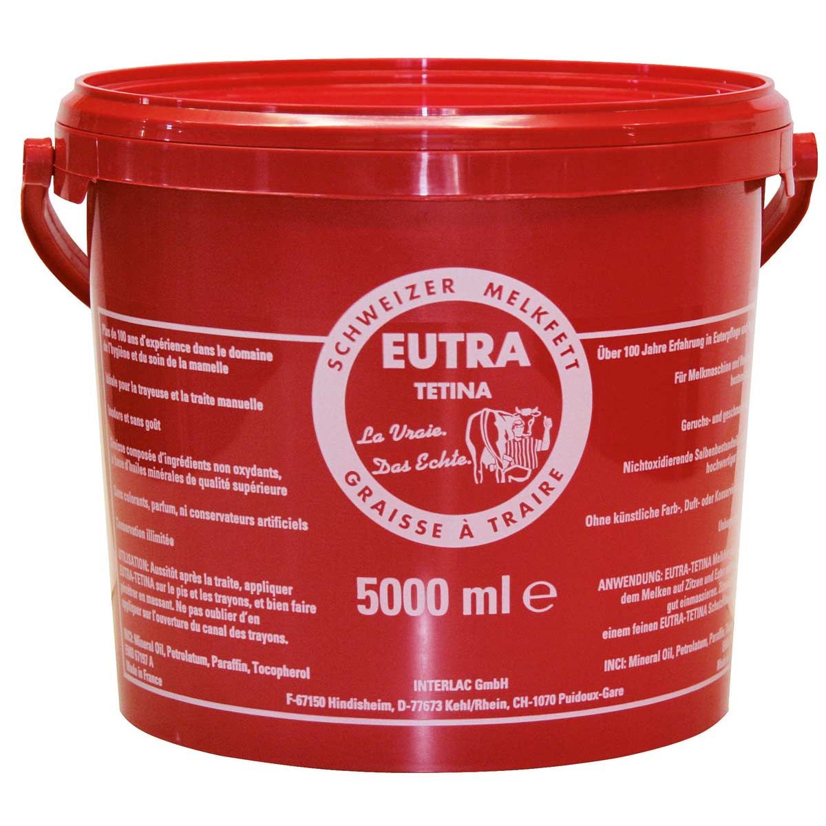 Eutra Tetina Graisse de traite, Soin suisse du pis, emballage