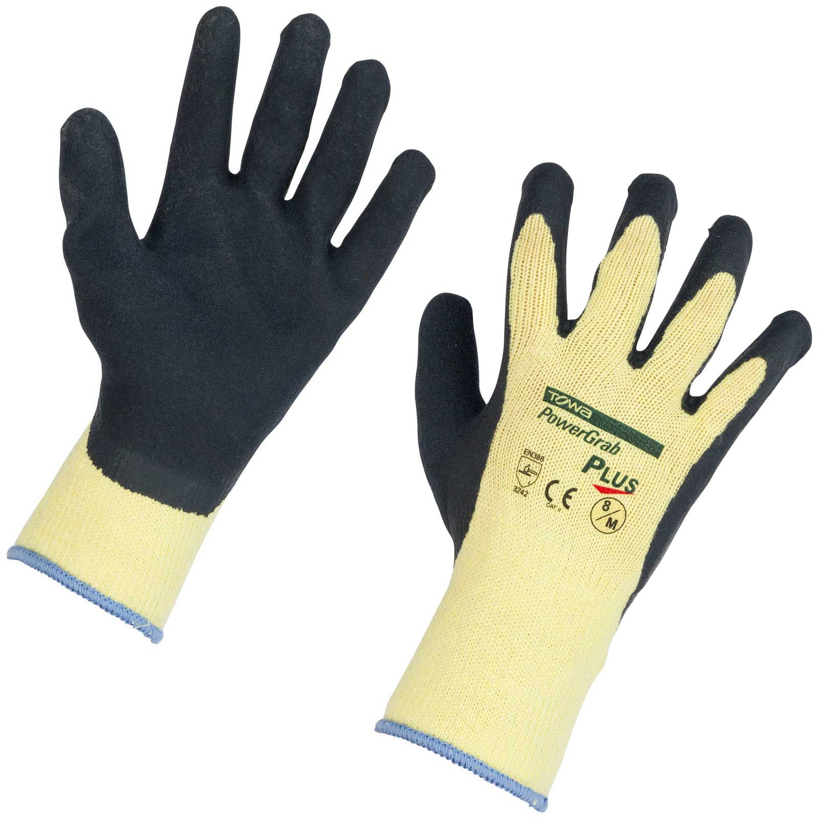 Keron PowerGrab Plus munkakesztyű, latex bevonatú kötött, méret 9