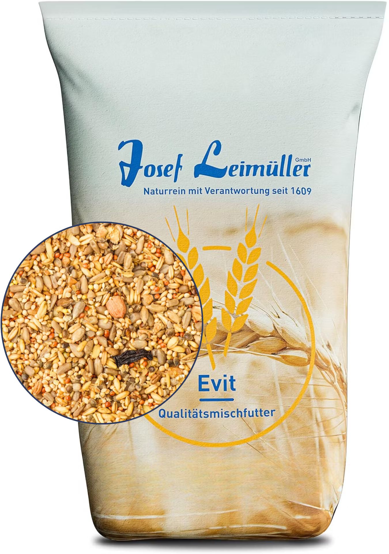 Leimüller Cibo Premium Per Uccelli Selvatici - Miscela Senza Grano Con Semi Di Girasole - 5 Kg Per Alimentazione Annuale