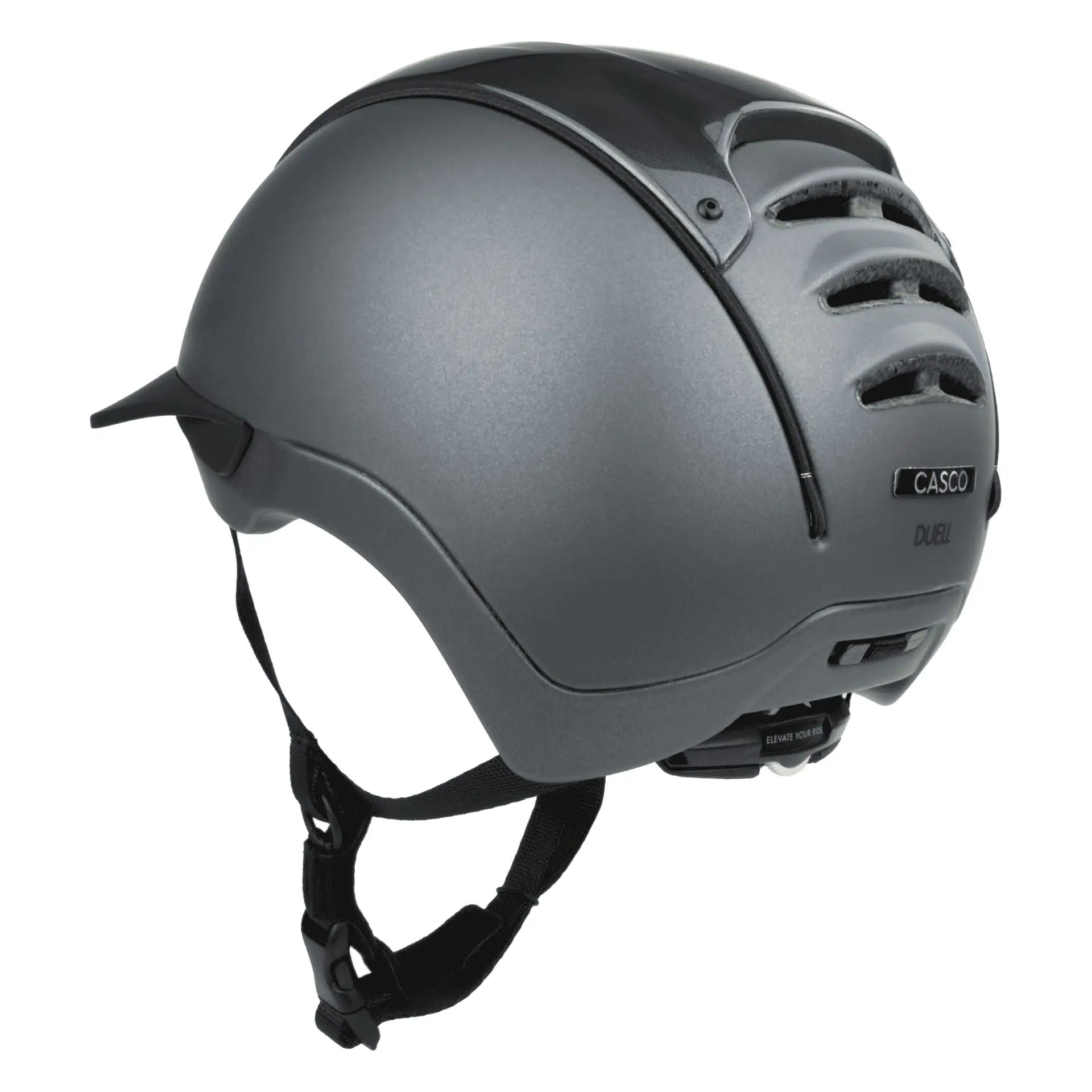 Casco Reithelm Duell Essential mit Insektenschutz, Aluminium, 58-60, prime gray