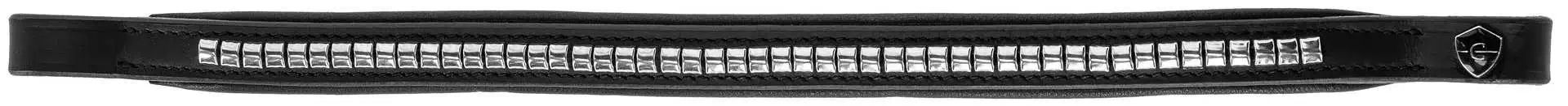 Covalliero Frontalieră Clincher dreaptă, piele, catarame inox, COB
