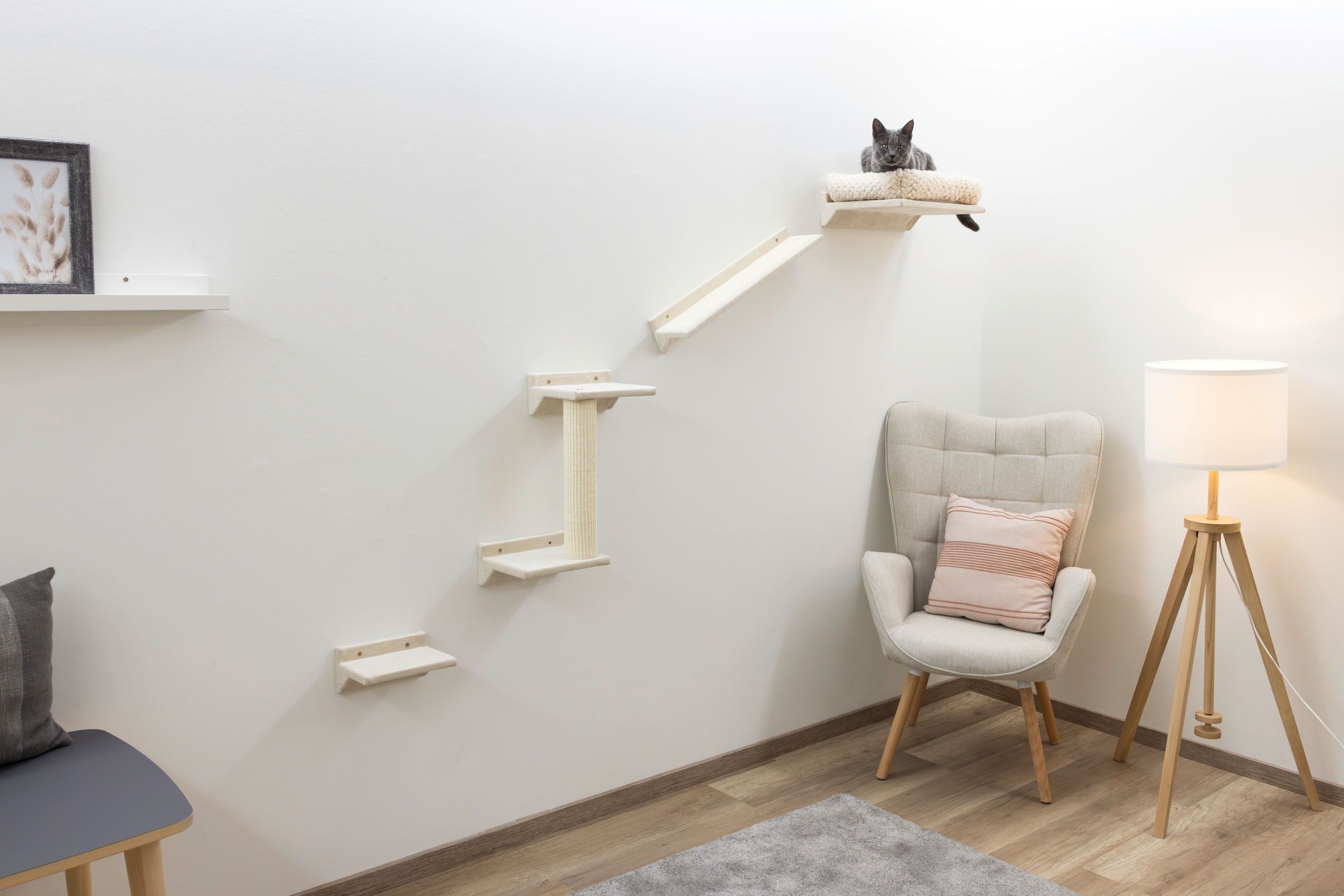 Kerbl Katzen-Kletterwand Monte Prado 6-teilig, beige
