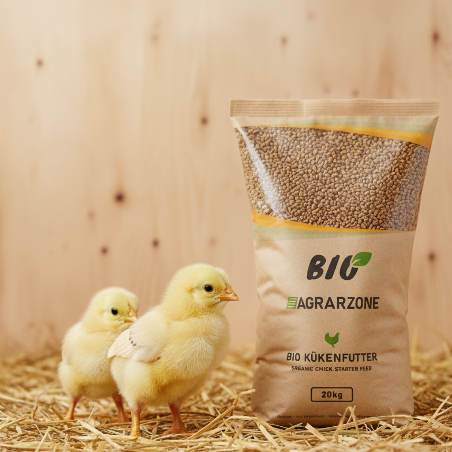 Nourriture Bio Agrarzone pour poussins en granulés 20 kg
