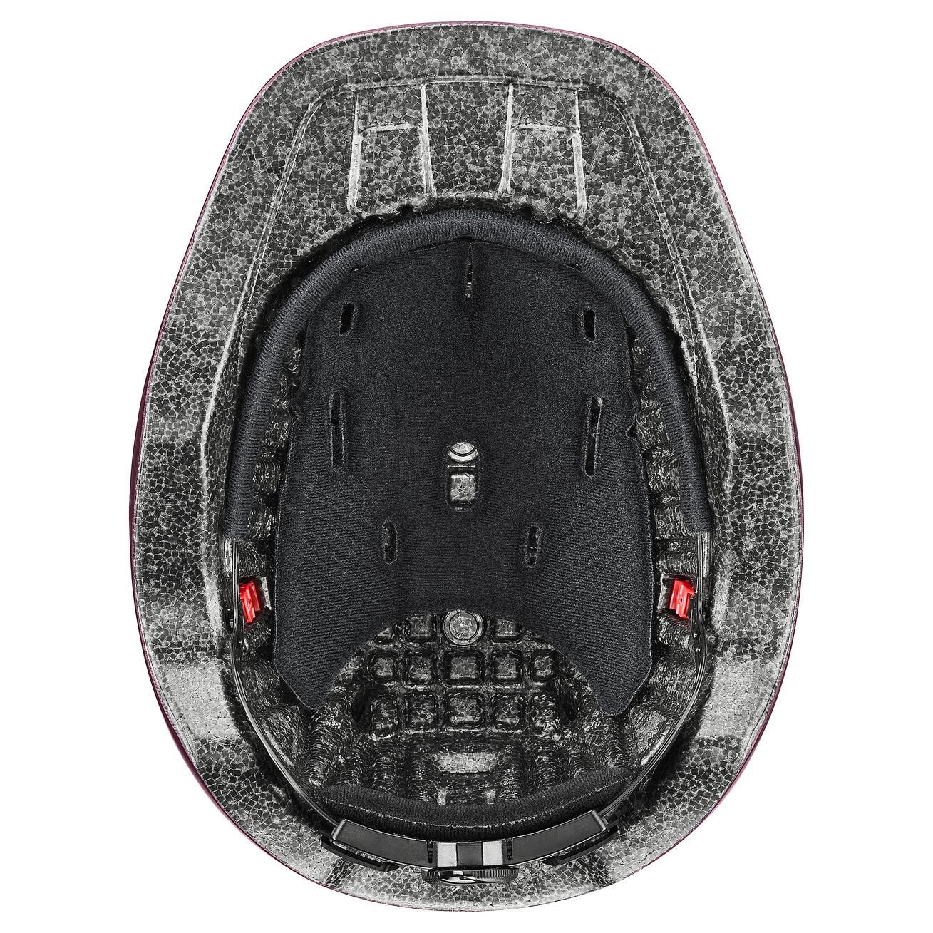 Casco da equitazione uvex kidoxx navy shiny, regolabile bambini, dettaglio