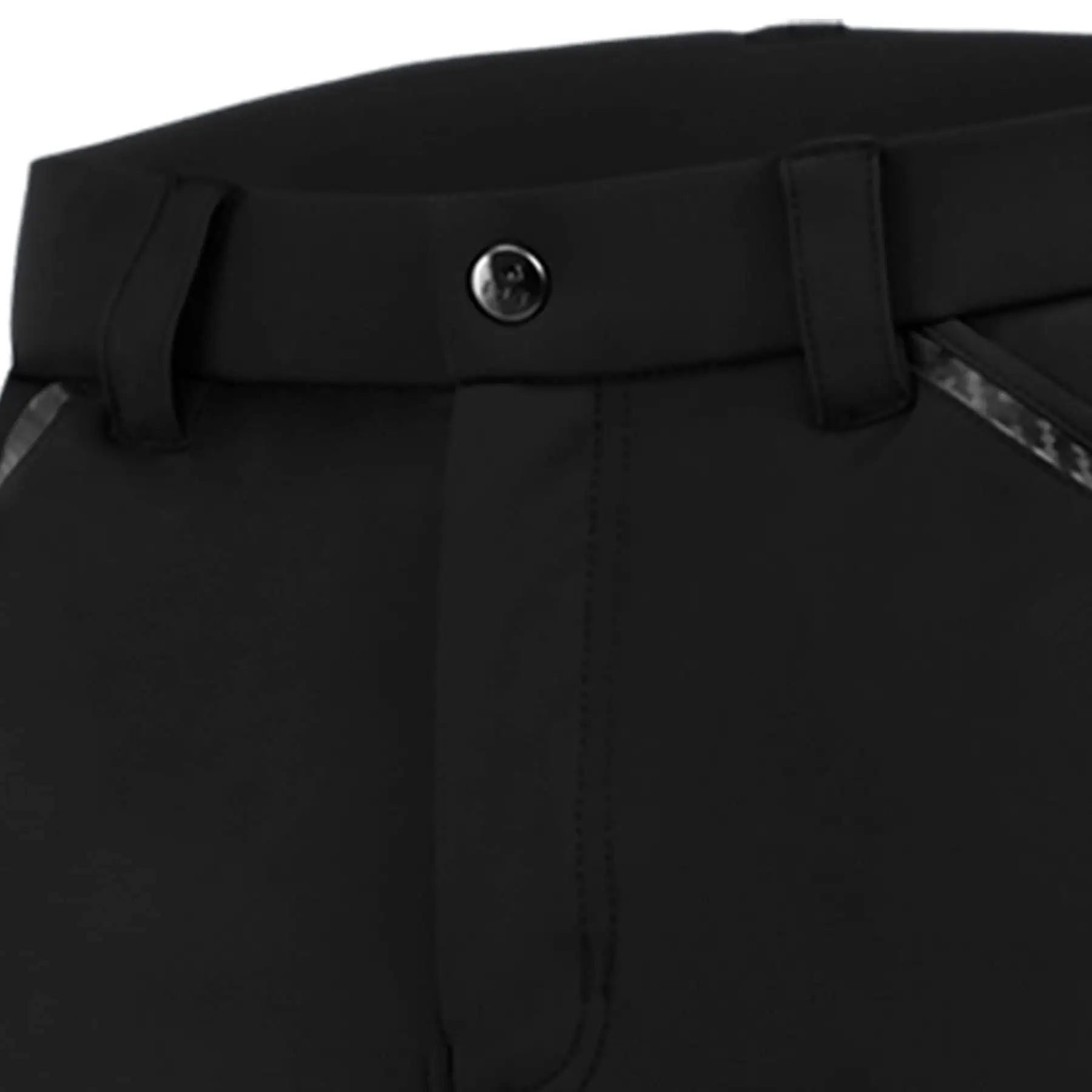 ELT Reithose Mailo Knie Silikon, Herren, bi-elastisch mit Kompressionseffekt, schwarz 46