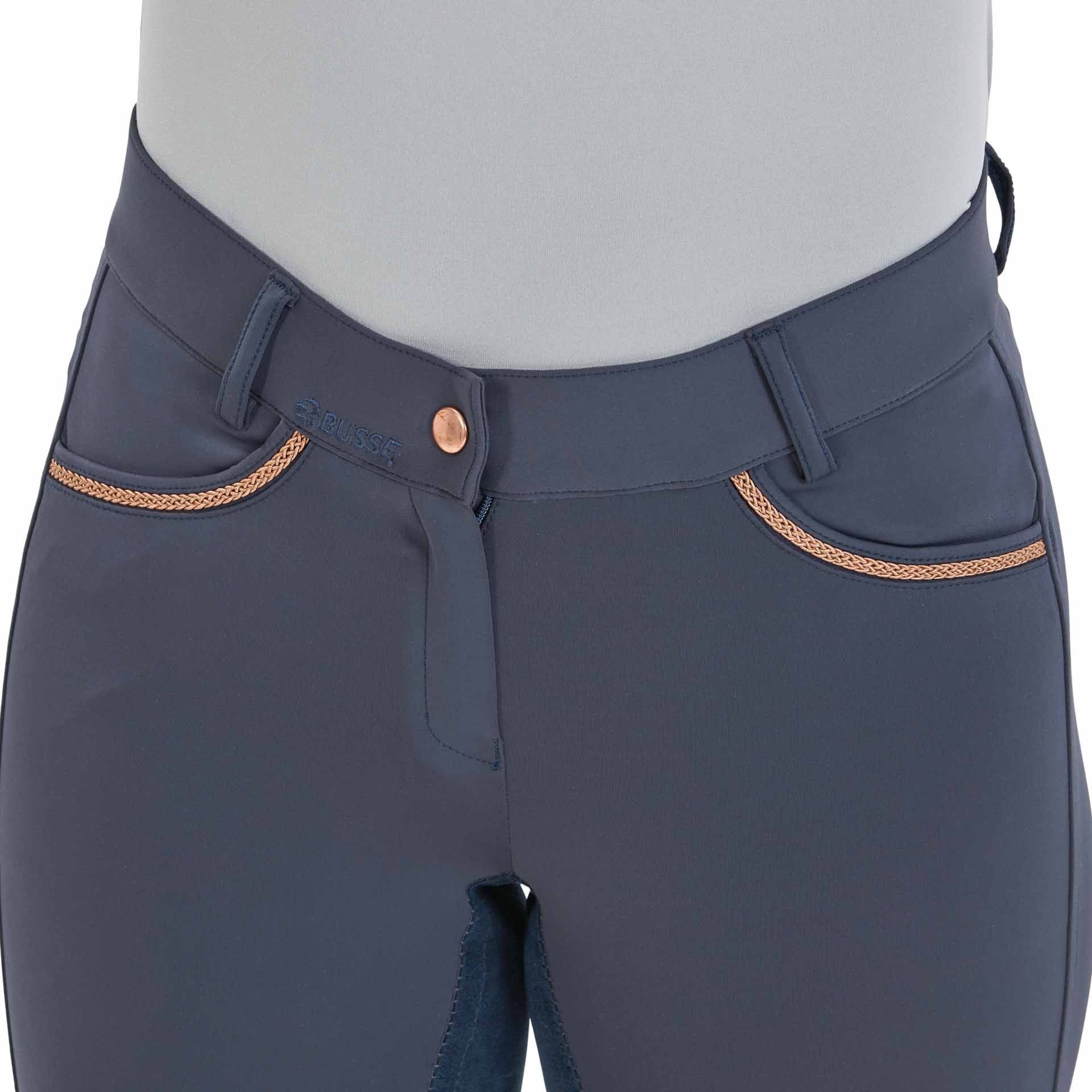 BUSSE Breeches MALIKA PRO Full Seat, Faux Leather Grip, detail view, pocket