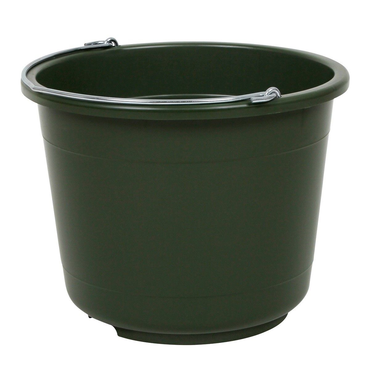 Seau d'écurie et de chantier Jumbo 20 l avec échelle, vert