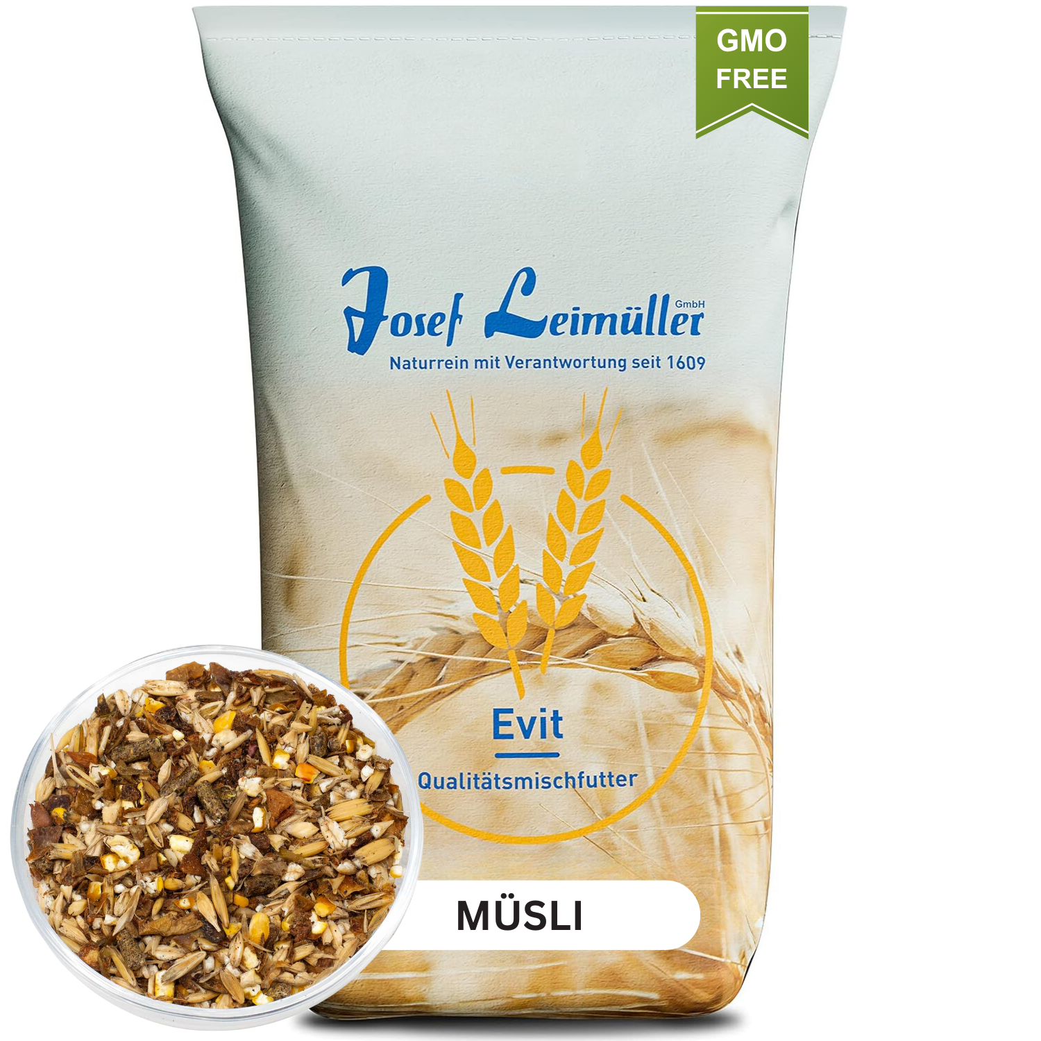 Leimüller amestec de fructe pentru cai cu ierburi aromatice și ovăz 20kg, ambalaj