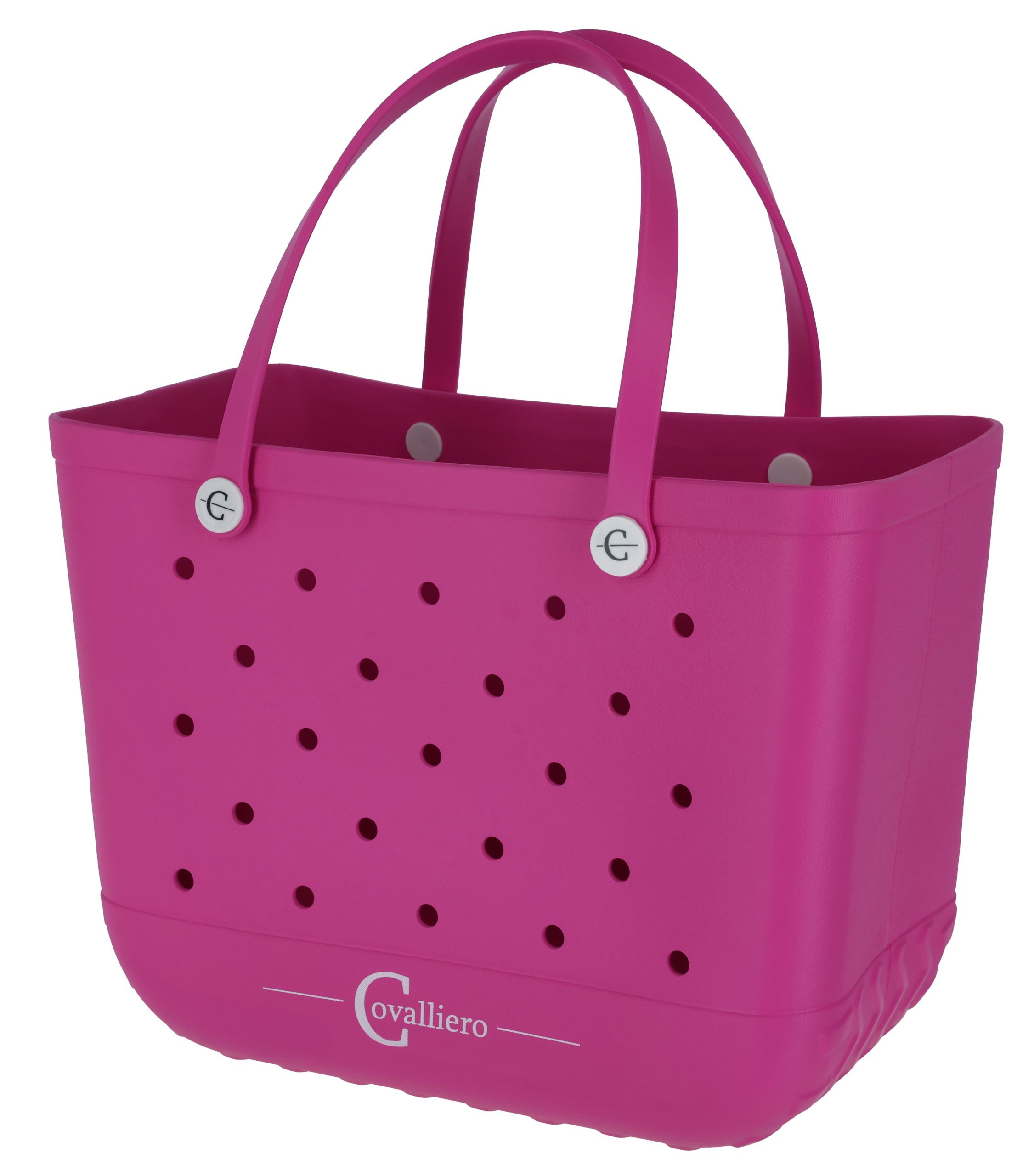 Tasche, rosa Tasche, durchbrochene Muster, wiederverwendbare Tasche, Griffe