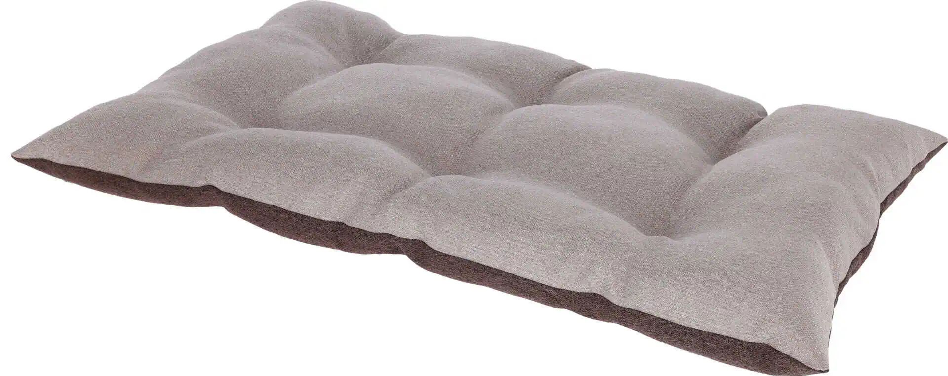 Kerbl Coussin pour animaux Ely, réversible, lavable, marron/beige, 90x55x10 cm