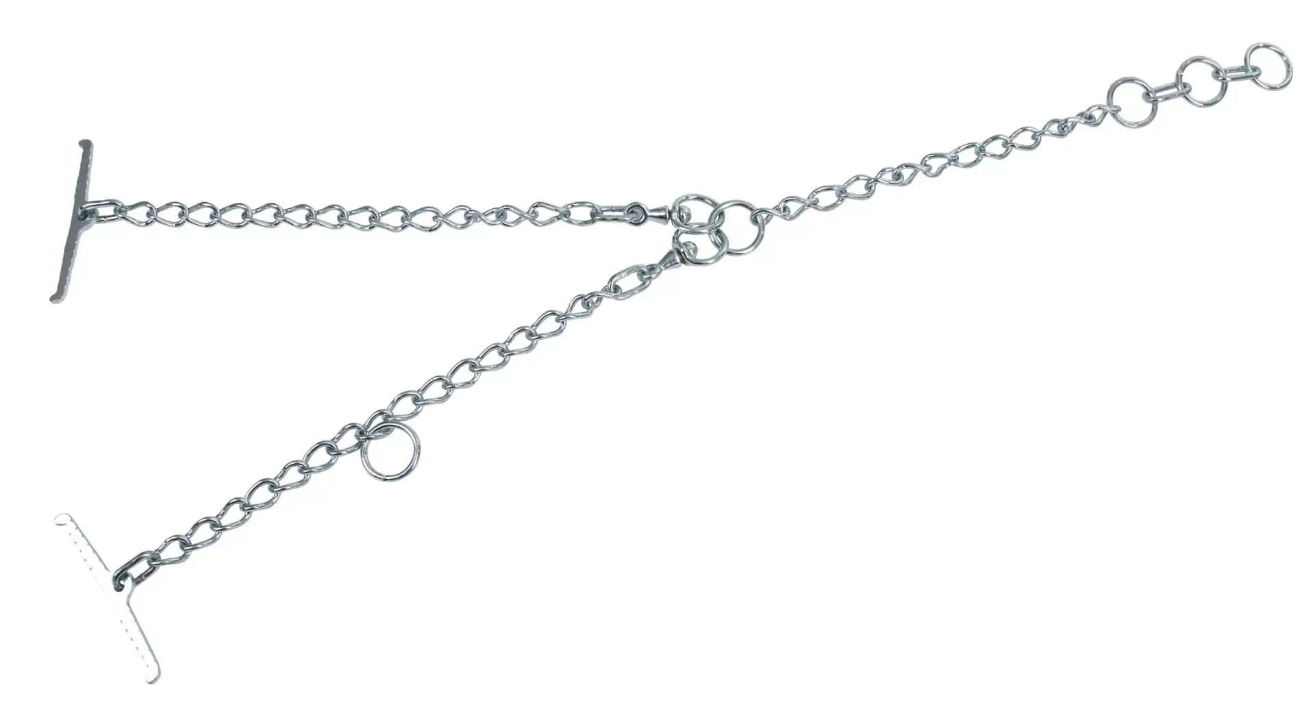 Chaîne tyrolienne galvanisée simple