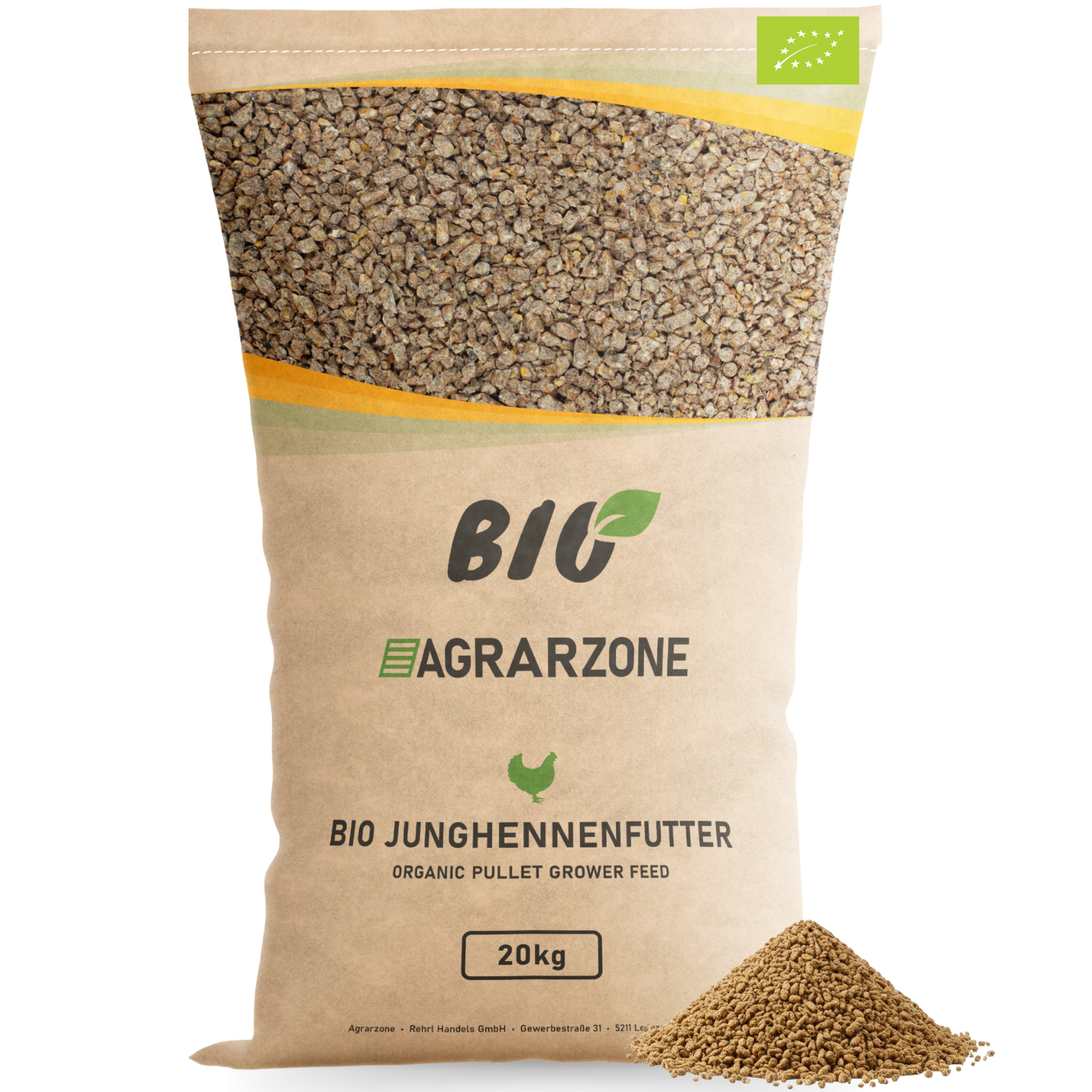 Agrarzone Hönsfoder ekologiskt för unga höns 20 kg