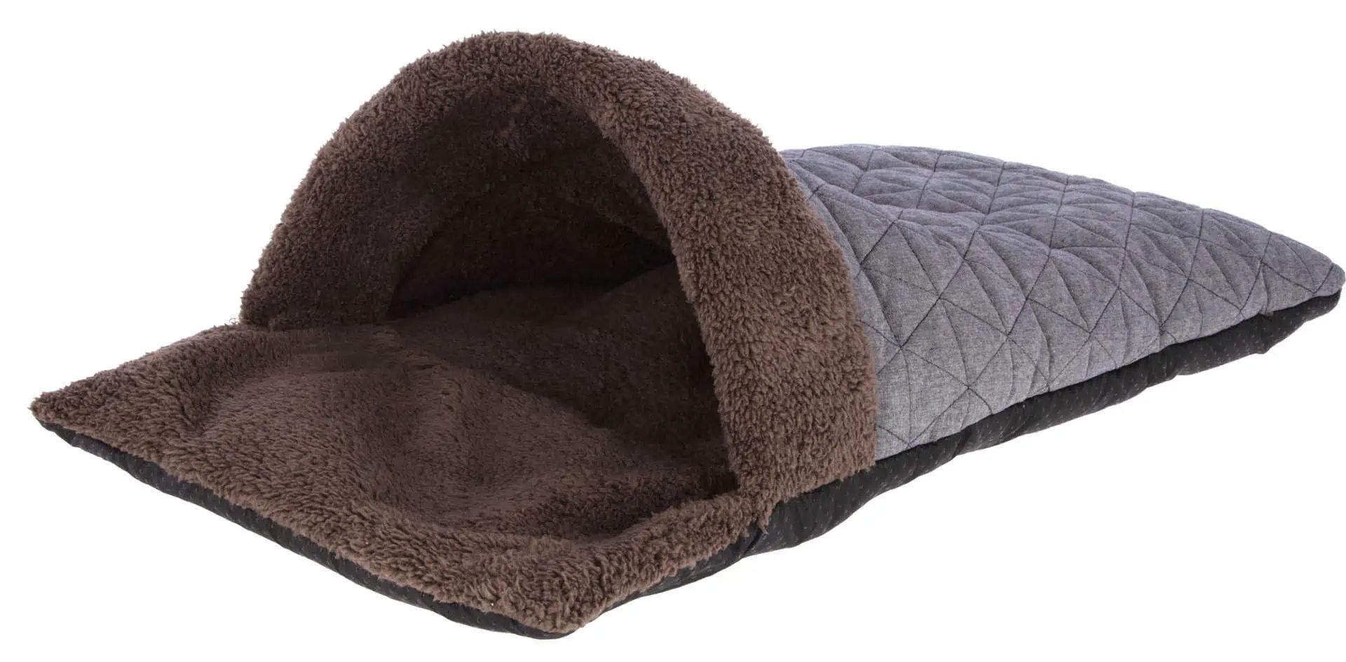 Cosy Bag Thea 40x70x12cm,brown/blue