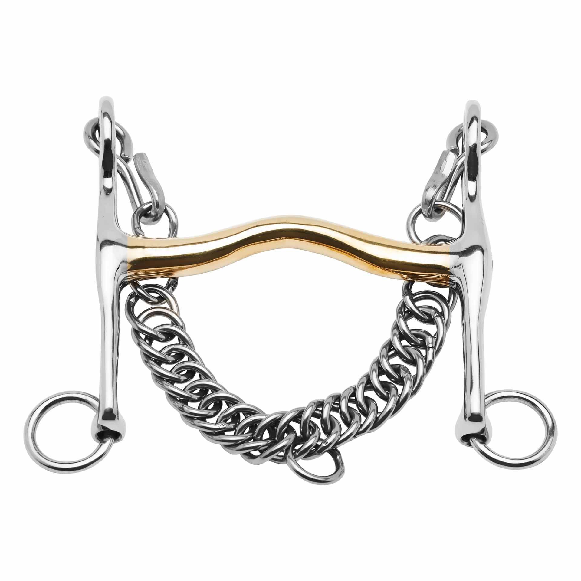 Mors de filet de dressage BUSSE, mors de filet conique, KAUGAN, 12 mm