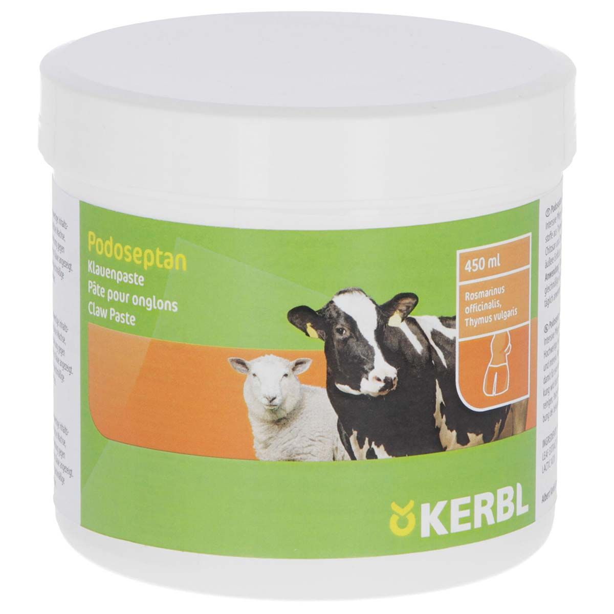 Kerbl Podoseptan 2.0 pata paszta, 450 ml patagondozás, csomagolás