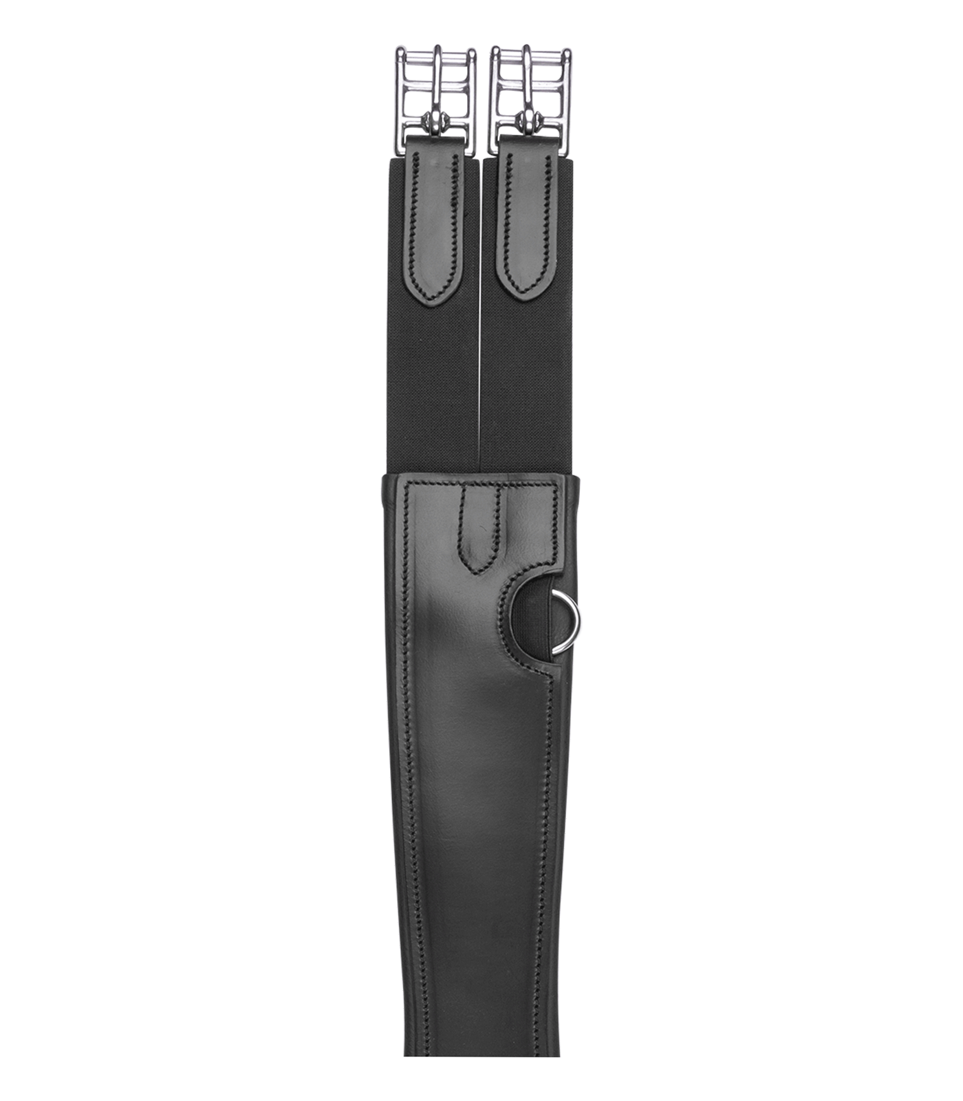 Waldhausen leather saddle girth, black, 110 cm