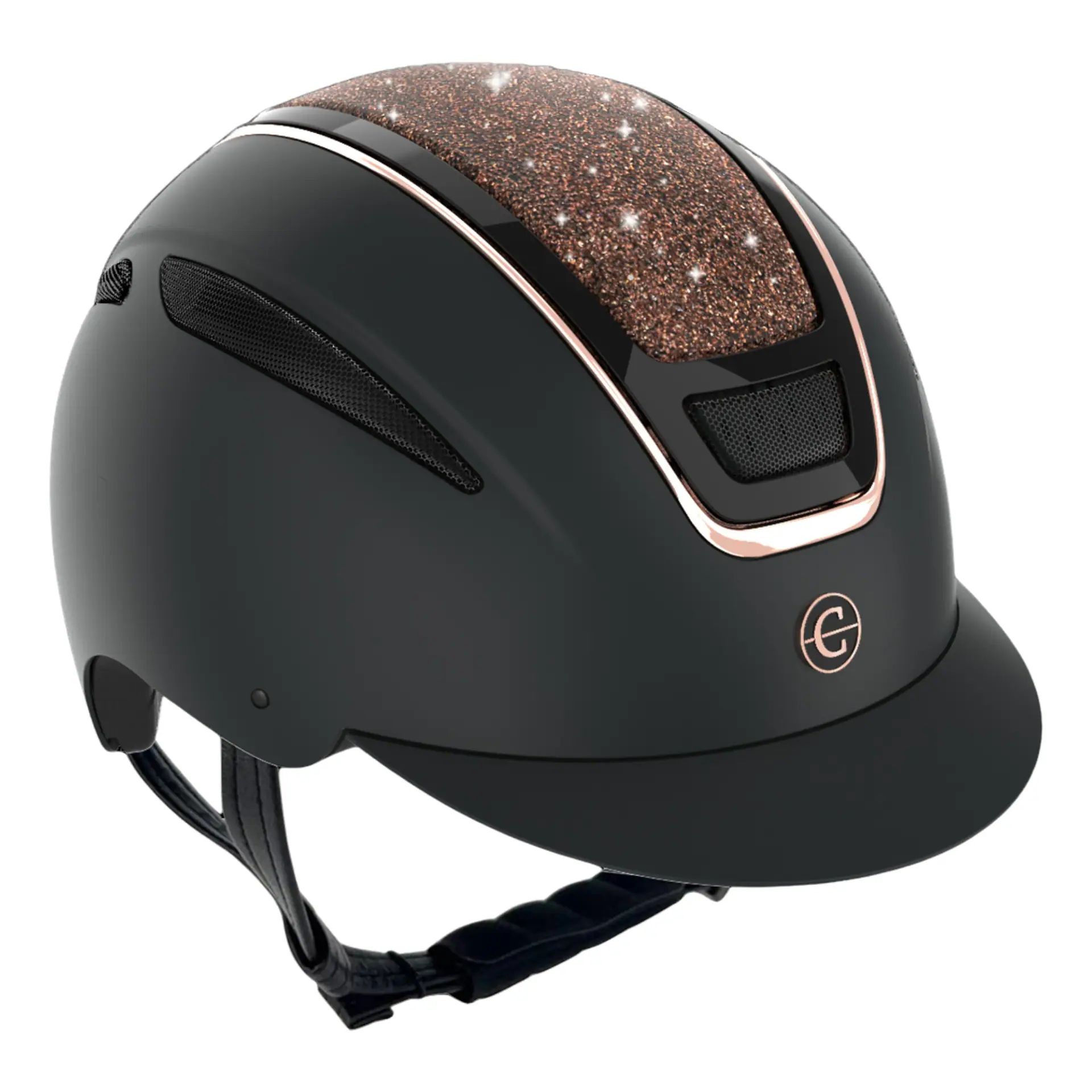 Covalliero Casco da equitazione Elite, design classico e Disc-System, vista laterale