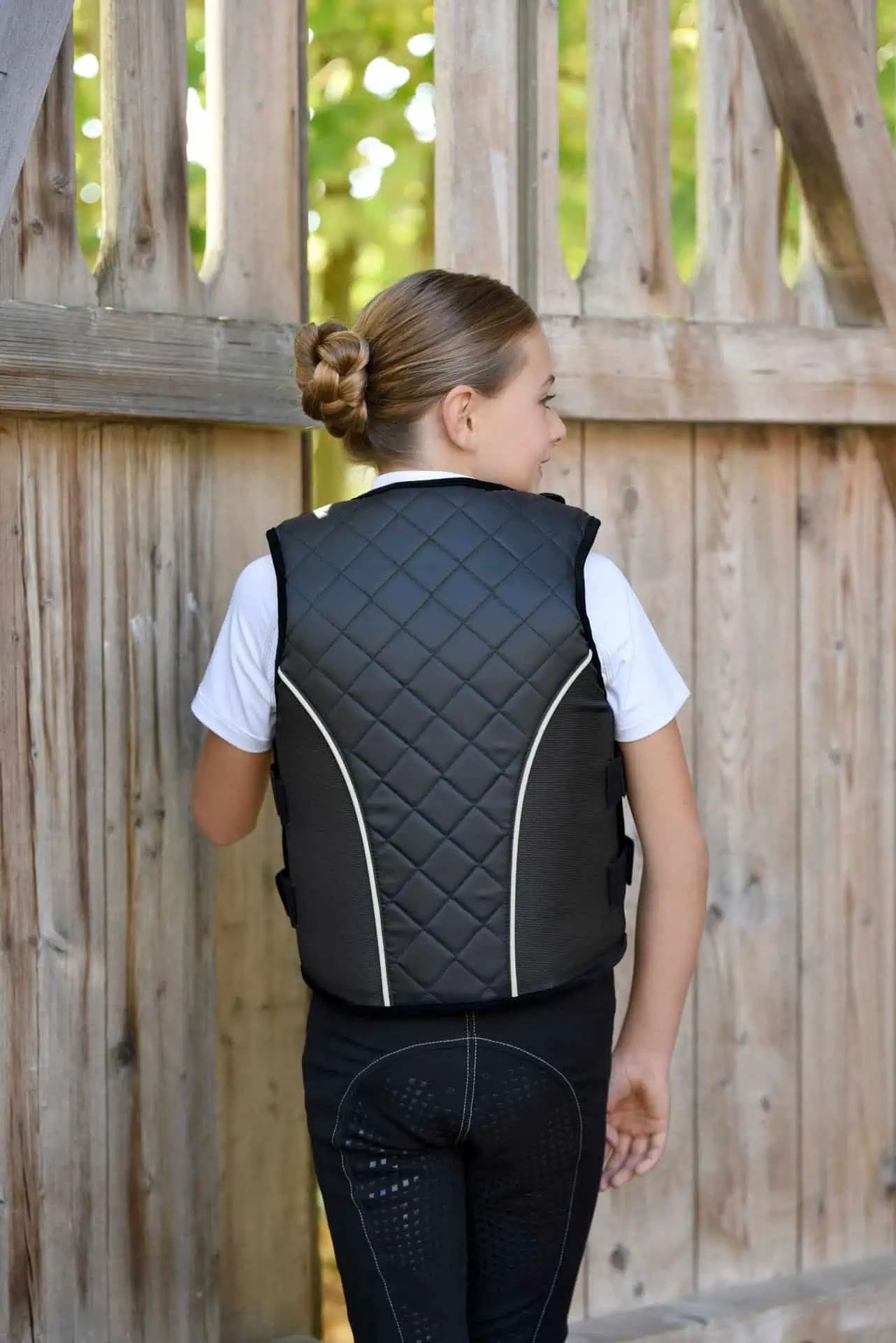 Covalliero Barnskyddsväst ProtectoFlex 315 light, EN 13158, vy bakifrån