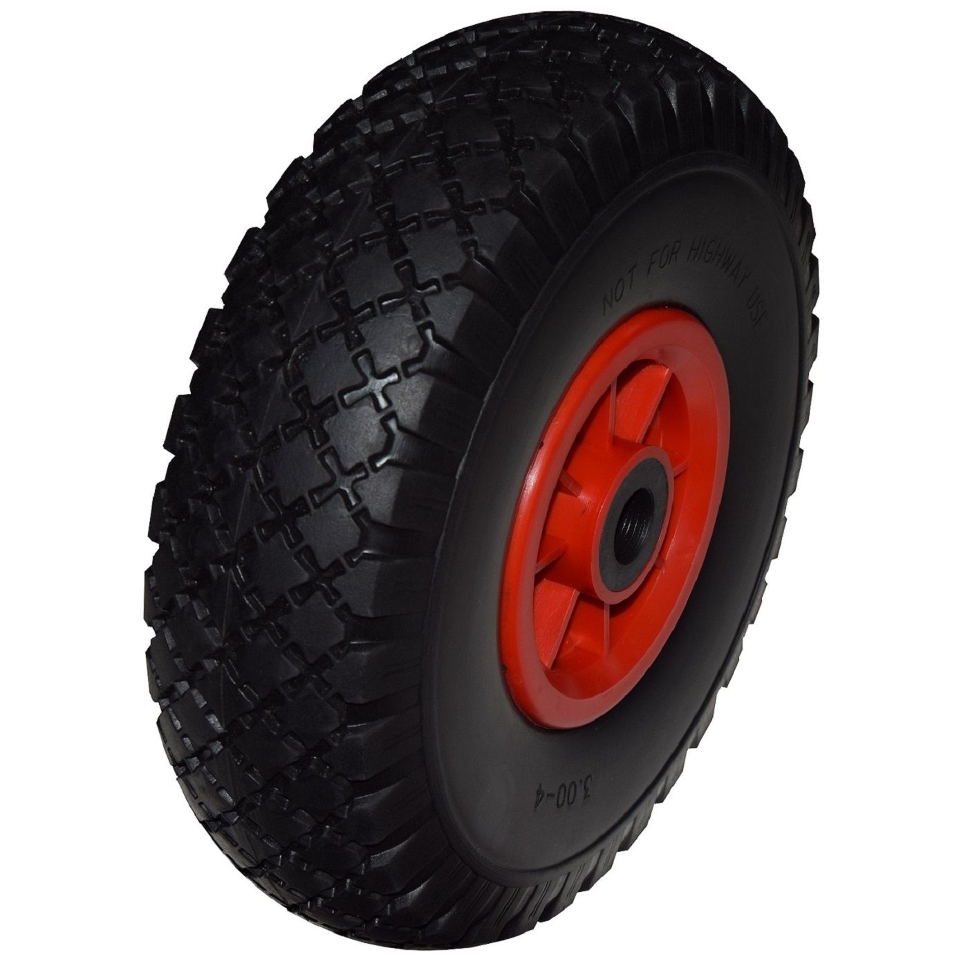 Roue de brouette verte solide & increvable