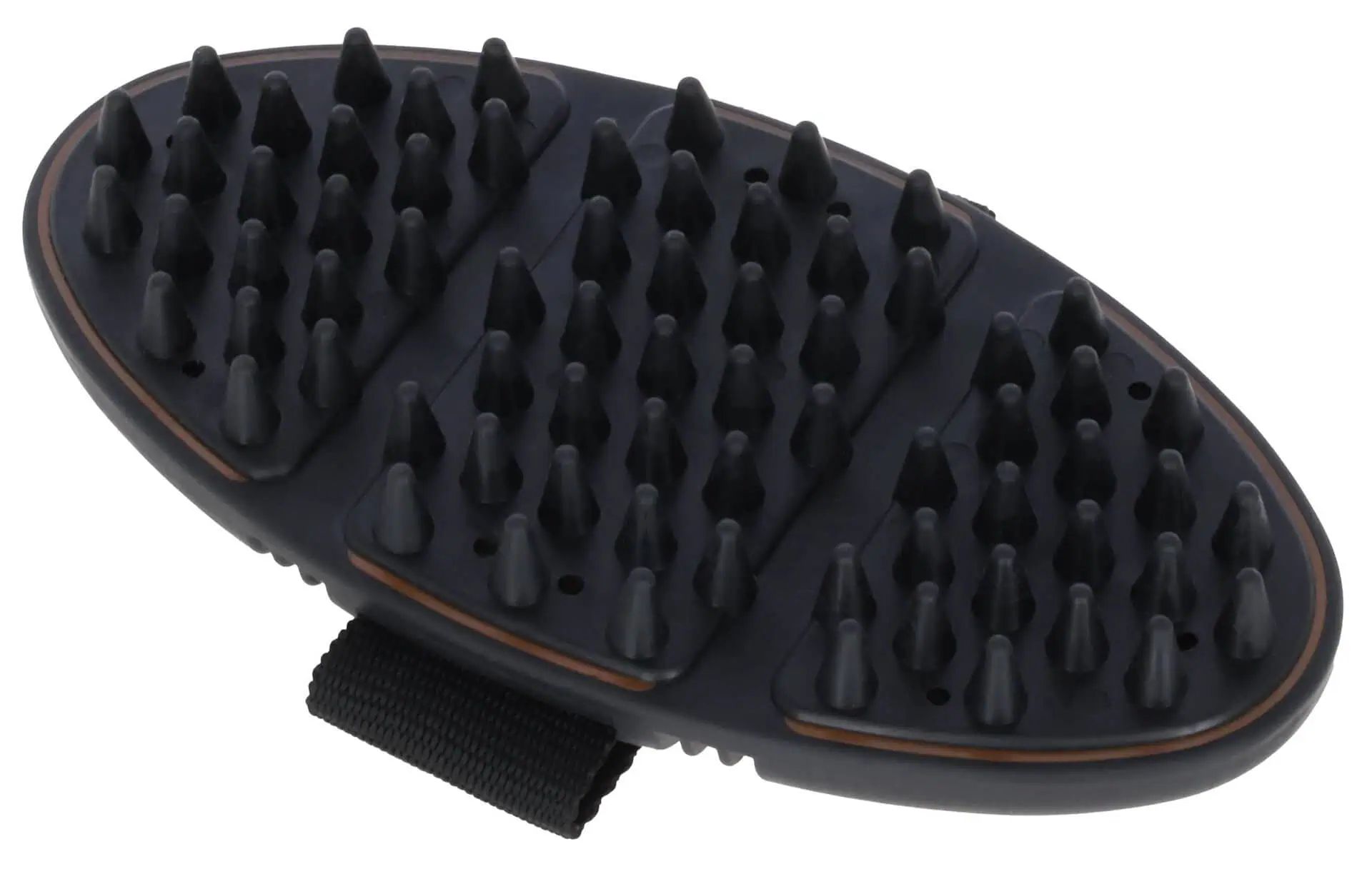 Covalliero Nubbed Curry Comb Flex 2K, Massage Curry Comb for Horses, front view