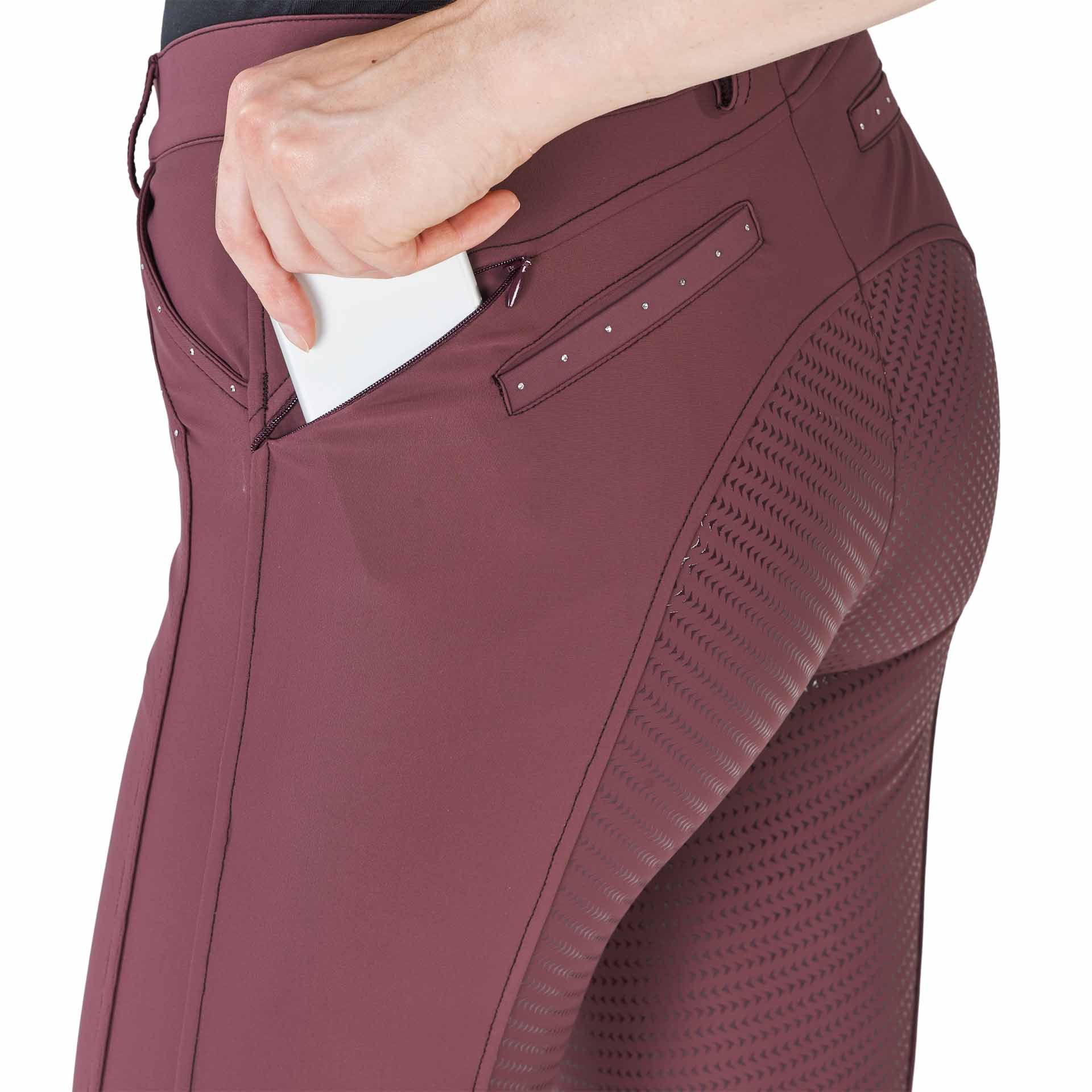 BUSSE Pantaloni da equitazione ZAYA 34 bacca
