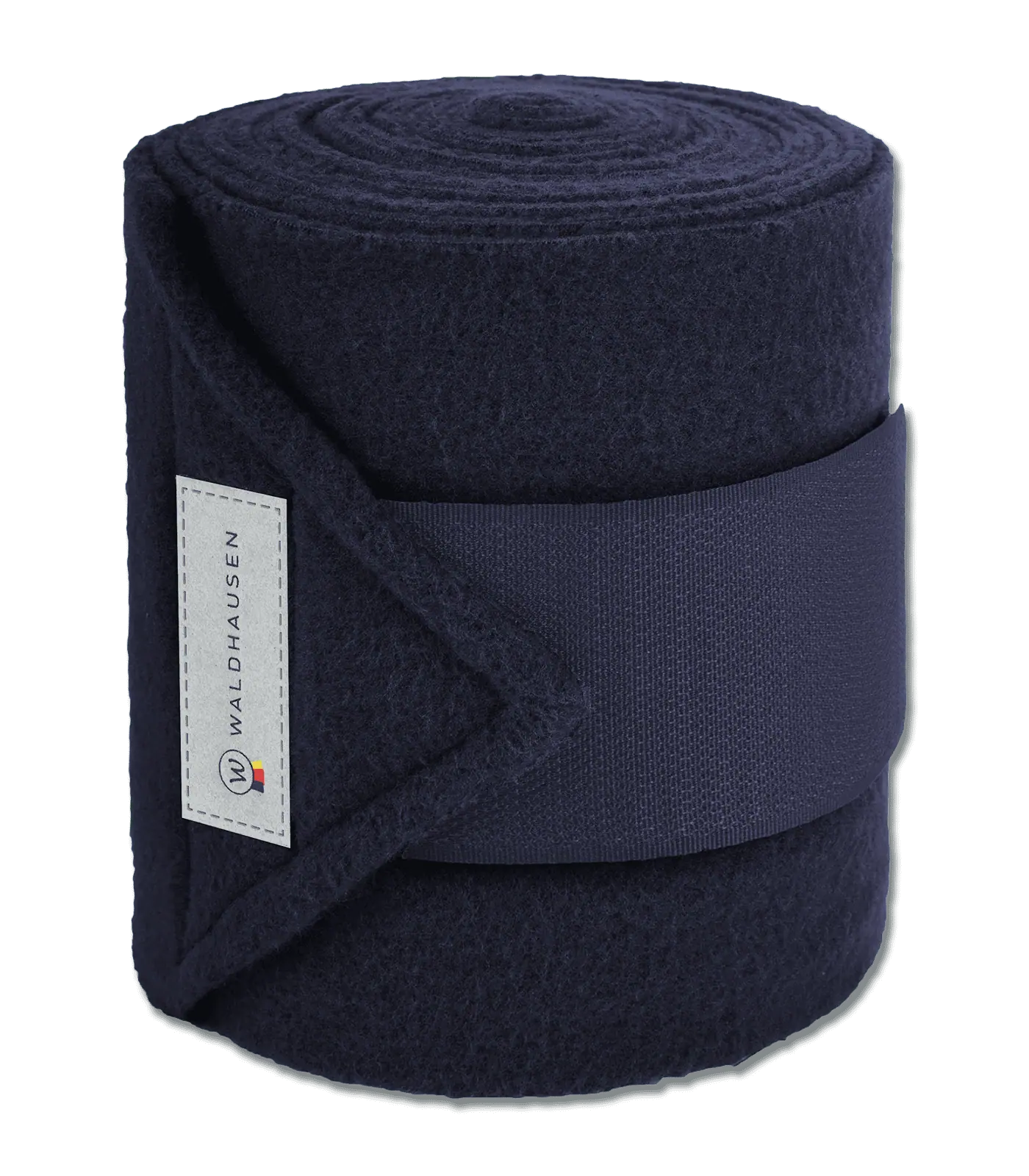 Waldhausen Bandages Polo Basic en polaire, lot de 4, bleu nuit