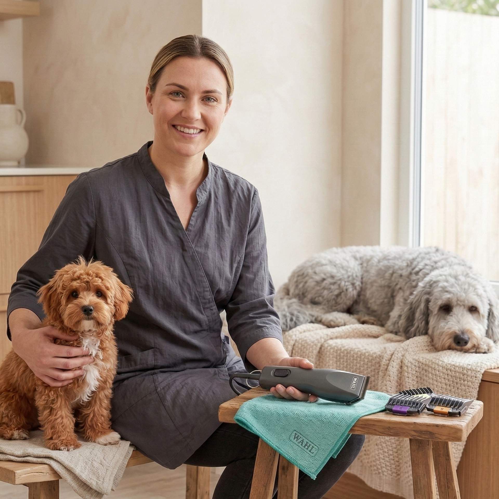 dog, pet, care, grooming, table