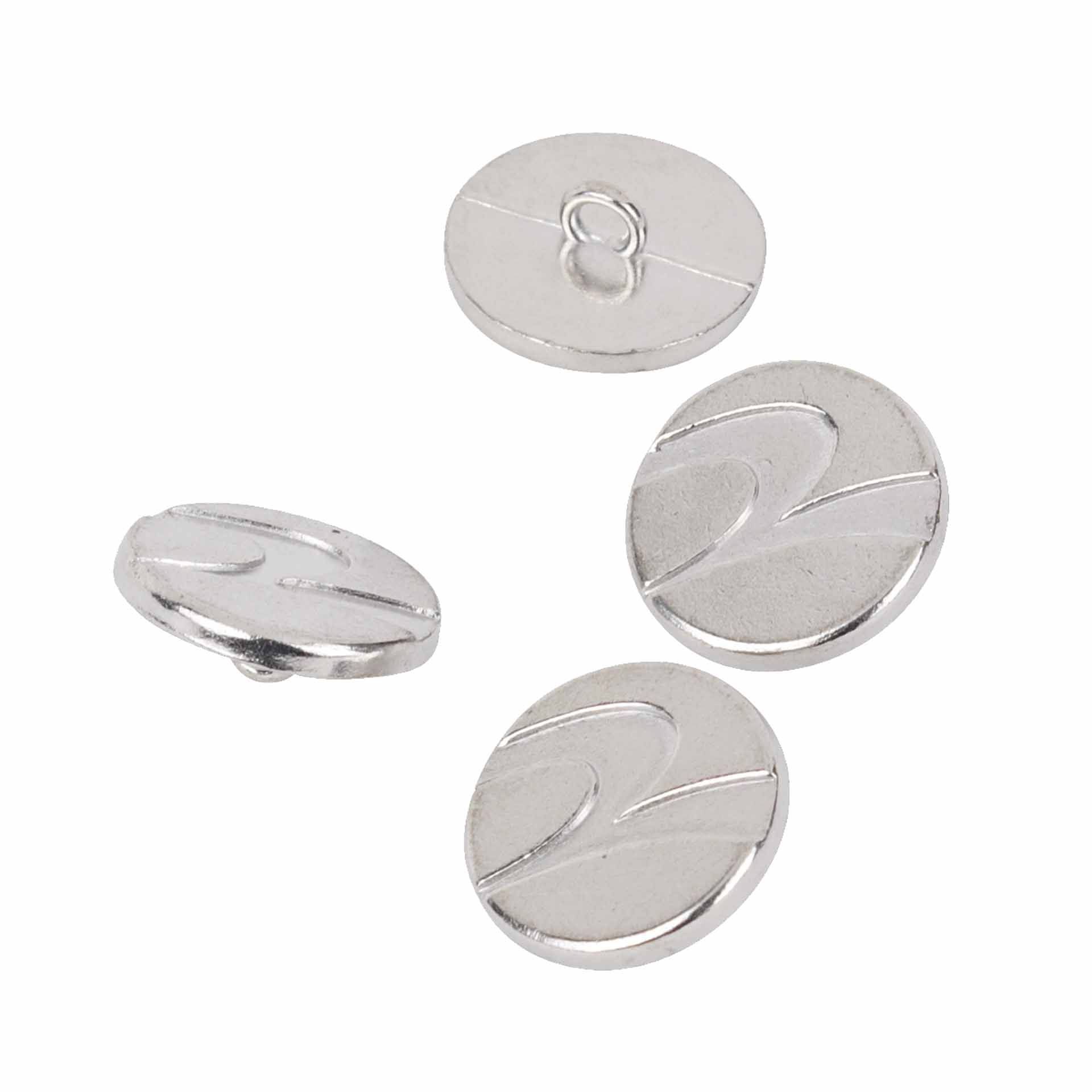 BUSSE Bouton de veste avec logo argenté