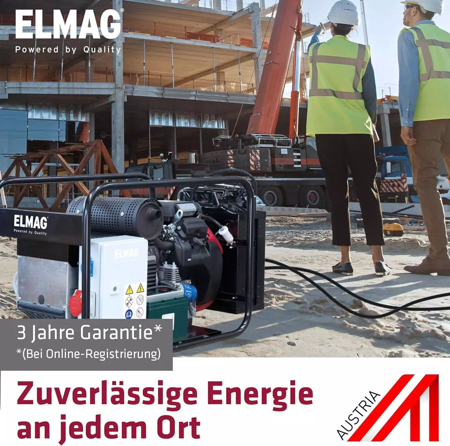 Elmag Generatore di corrente SEB 16000WDE-AVR, in uso