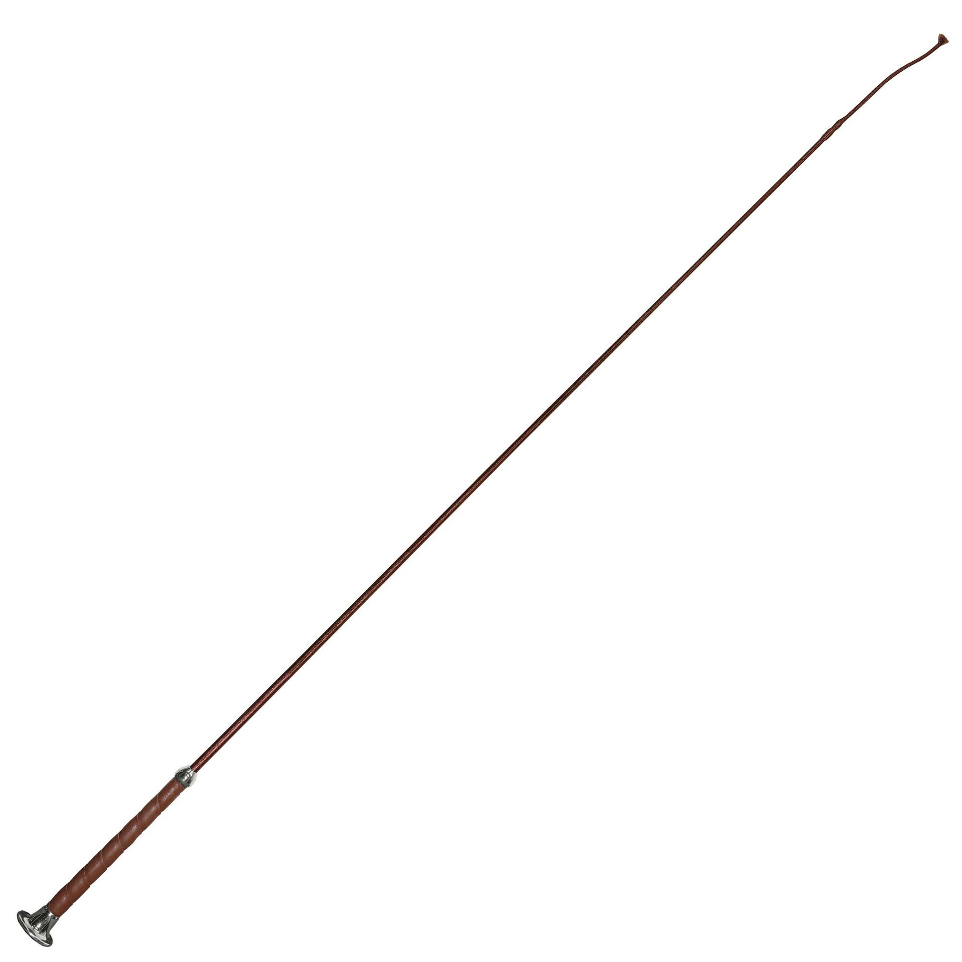 Covalliero Dressyrpiska 110 cm Läderhandtag, Glasfiber