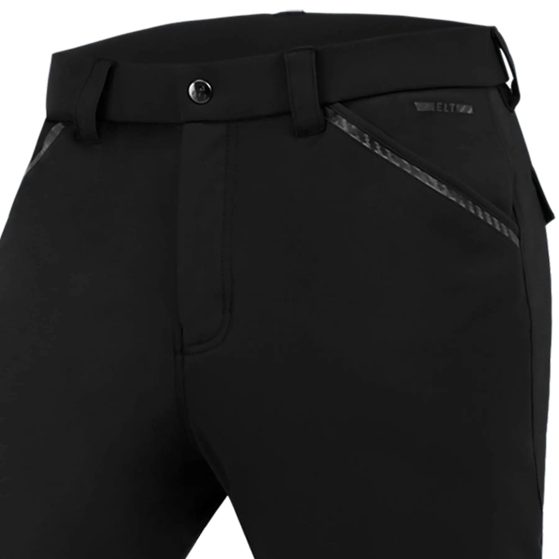 ELT Reithose Mailo Knie Silikon, Herren, bi-elastisch mit Kompressionseffekt, schwarz 46