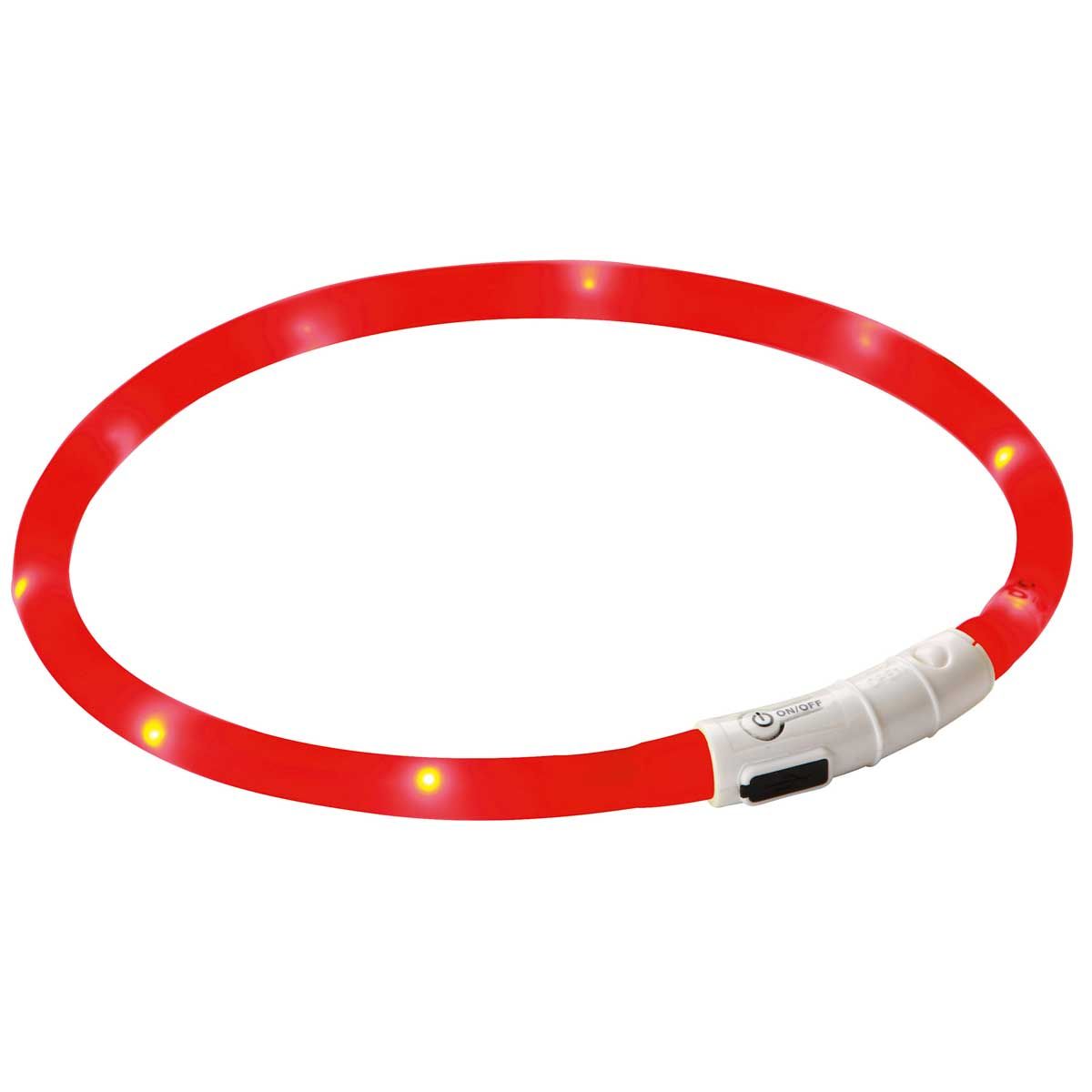 Kerbl Collier à LED Maxi Safe rouge