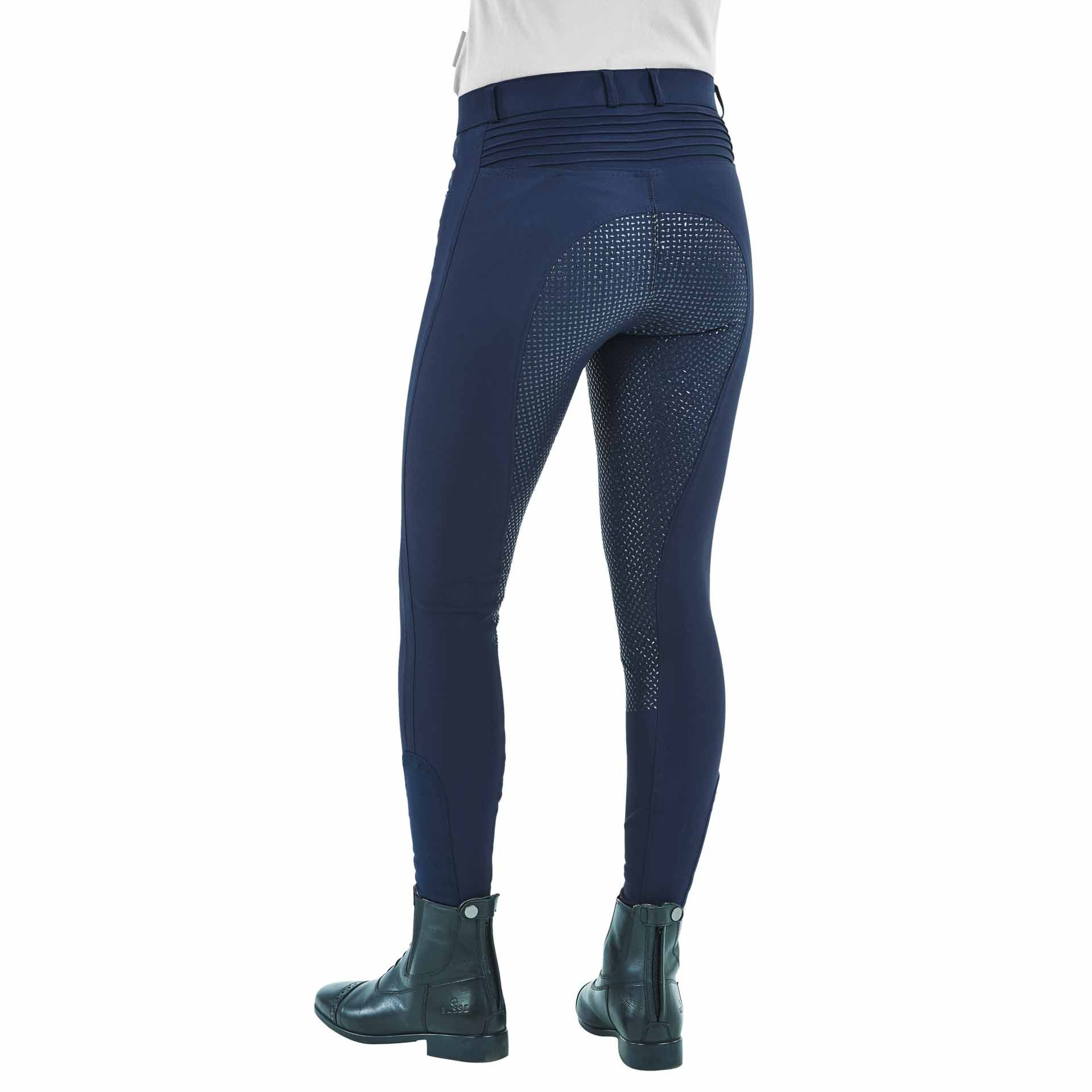 BUSSE Reithose MADEIRA II, Grip-Vollbesatz für Damen, 34 navy
