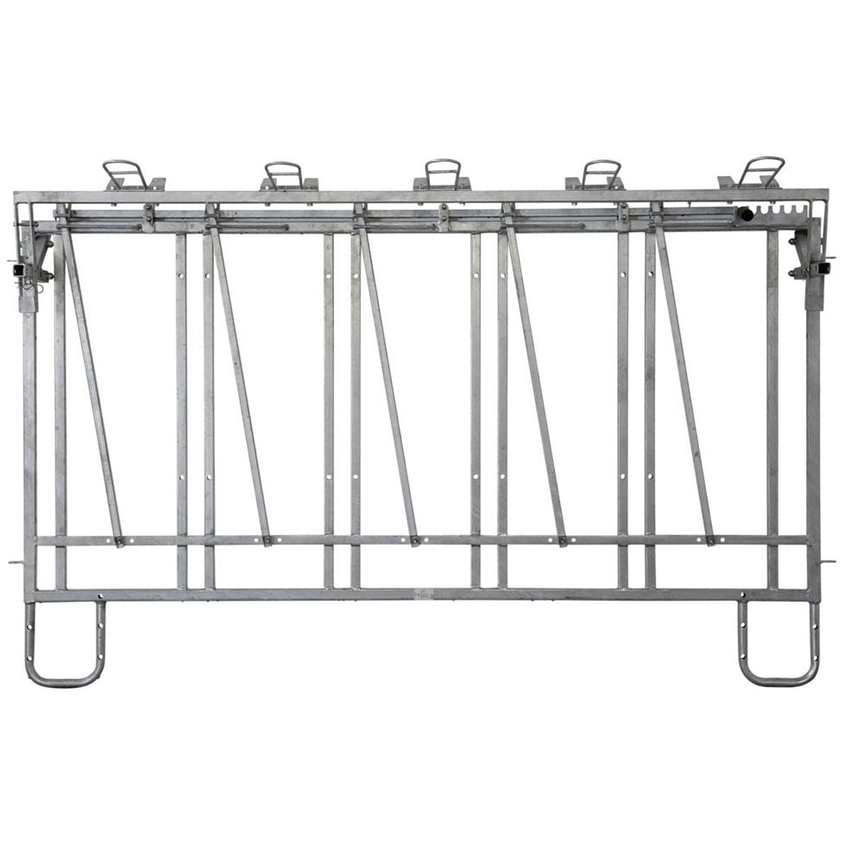 Cornadis Modulaire pour veaux, Enclos d'alimentation, vue de face
