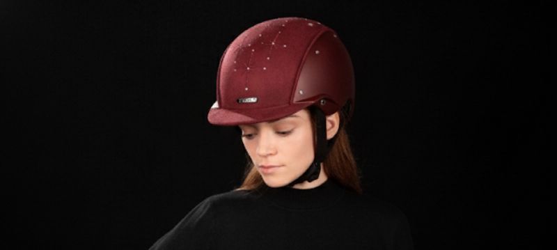 Casque d'équitation à paillettes Casco
