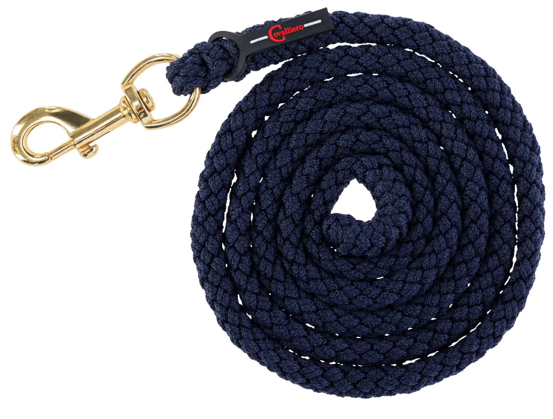 Longe de meneur Covalliero TopLine, mousqueton ou fermoir de sécurité