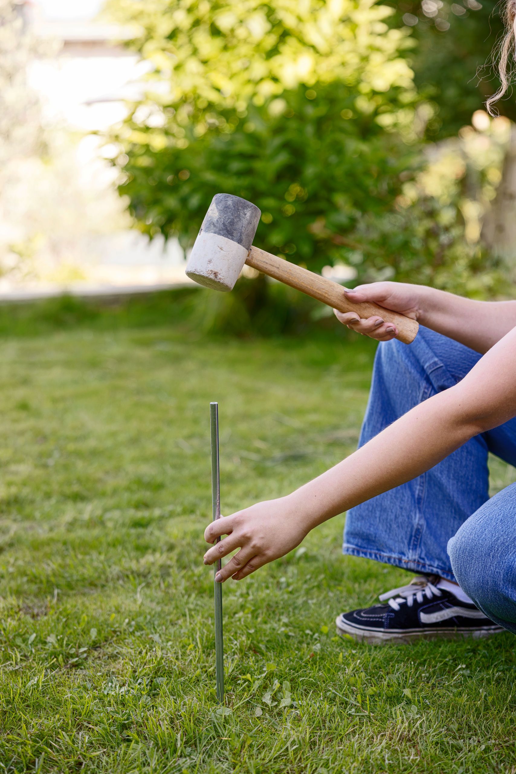 hammer, mallet, hammering, outdoor, tool